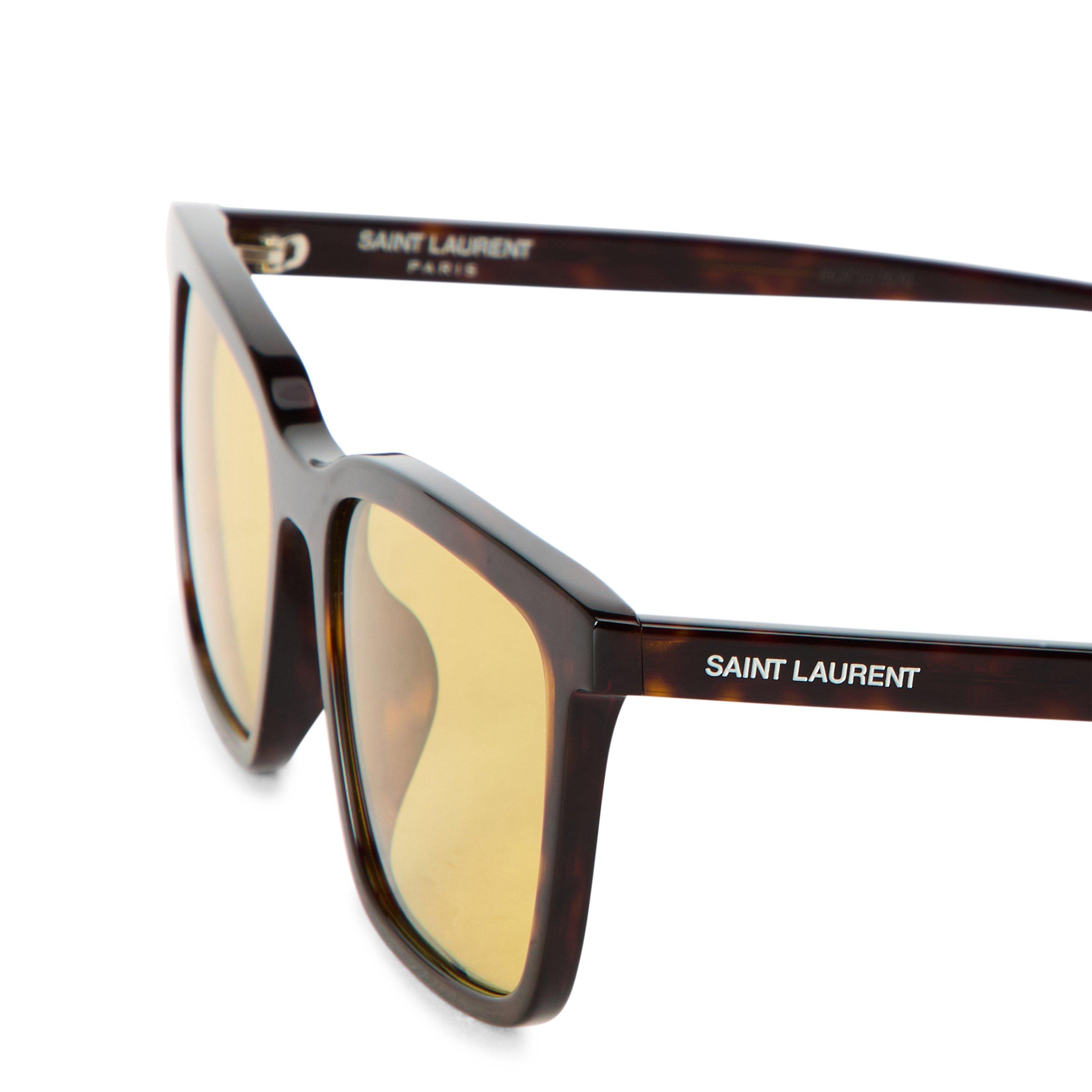 Yellow/Black - Saint Laurent - Saint Laurent SL 500 Mens Square Sunglasses - 3