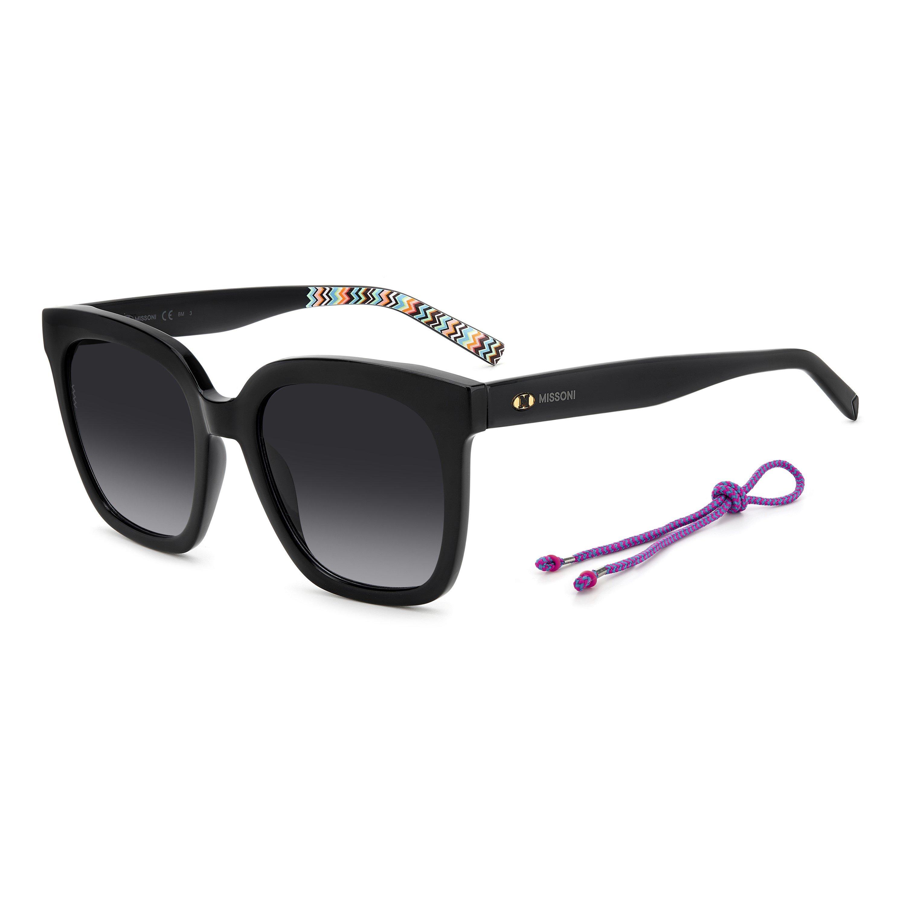 Black - Missoni - Women's Square Sunglasses - 1