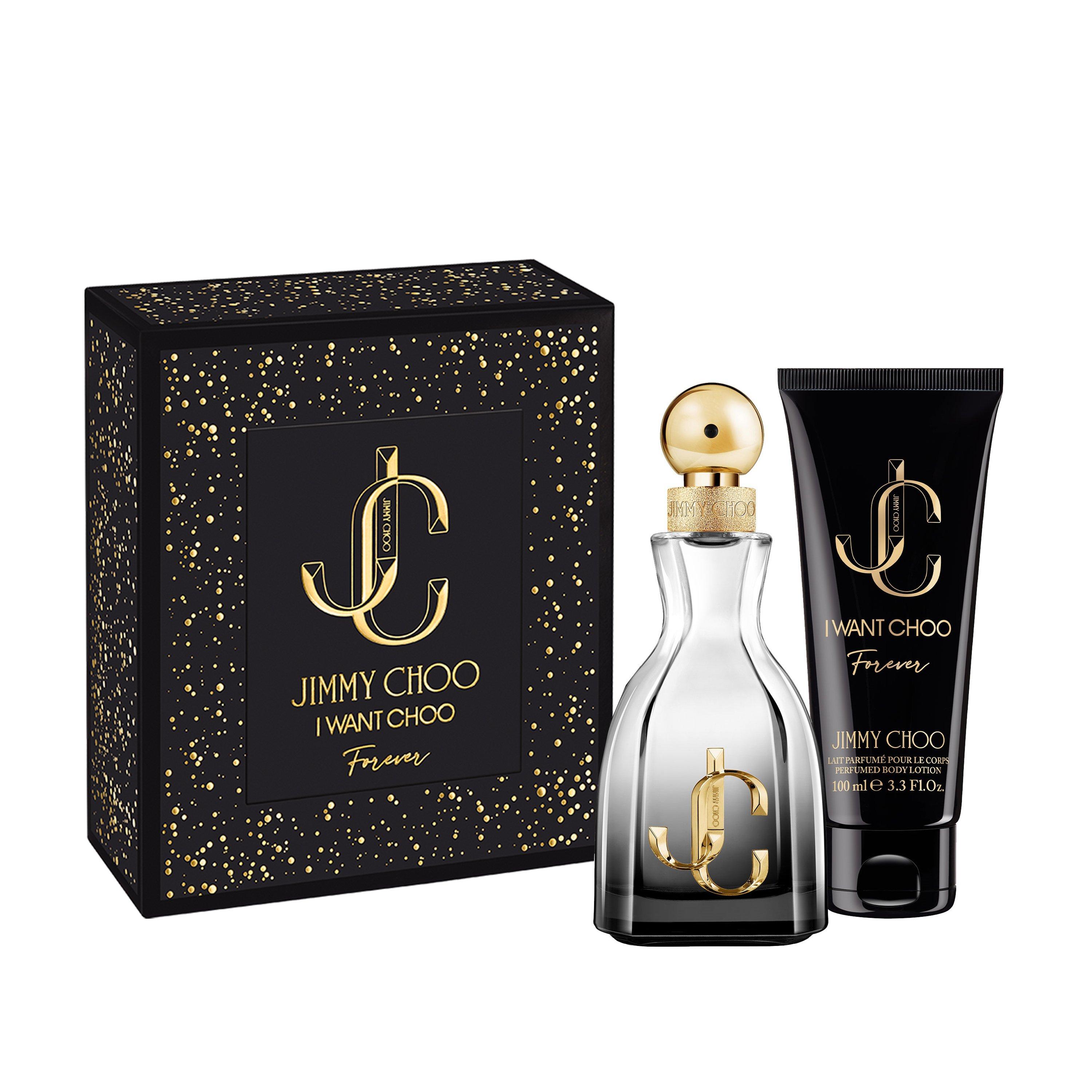Clear - Jimmy Choo - I Want Choo Forever Gift Set: Eau de Parfum 60ml + Body Lotion 100ml - 1