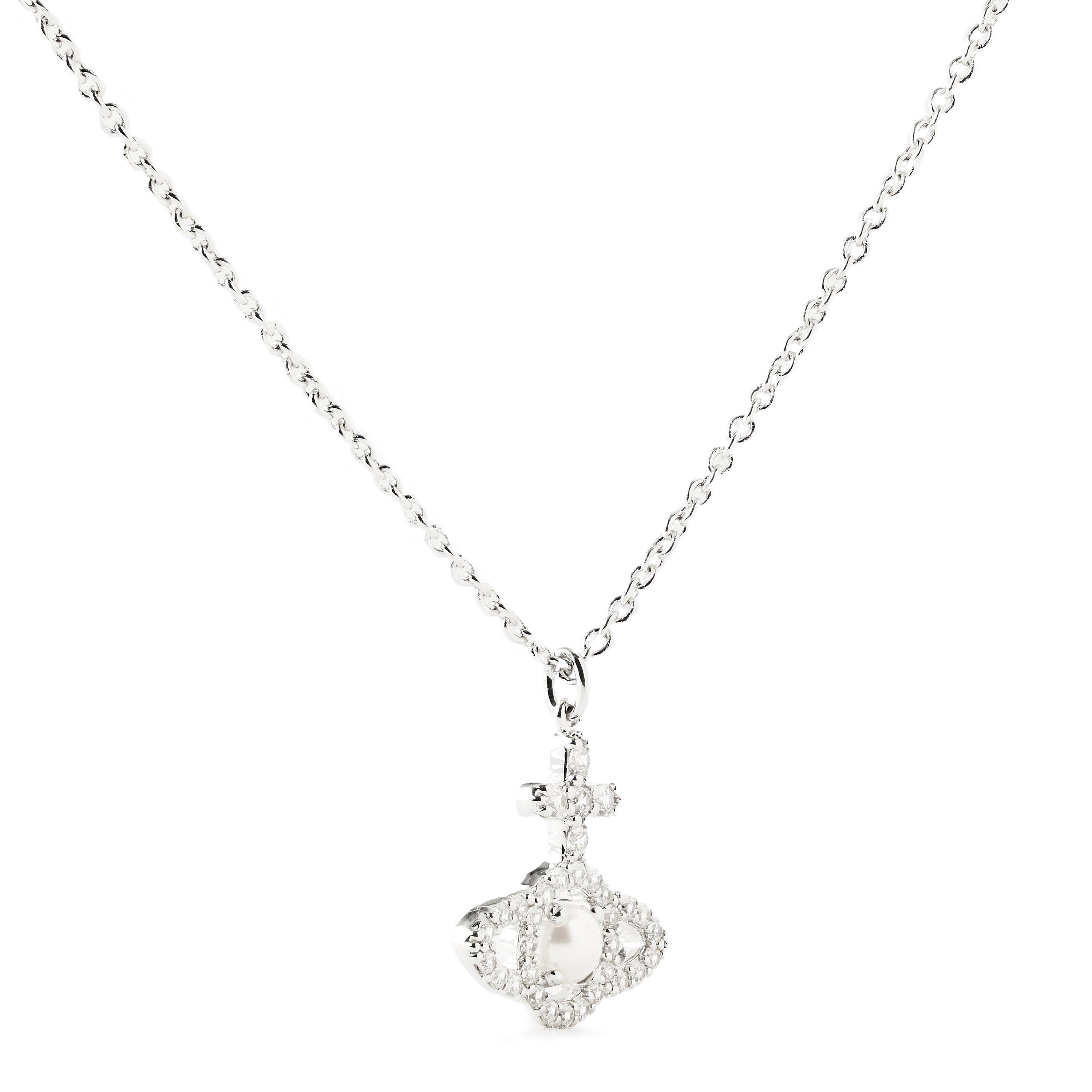 PLATINUM/PEARL - Vivienne Westwood - Viv OLYMPIA PEARL PE Ld62 - 1