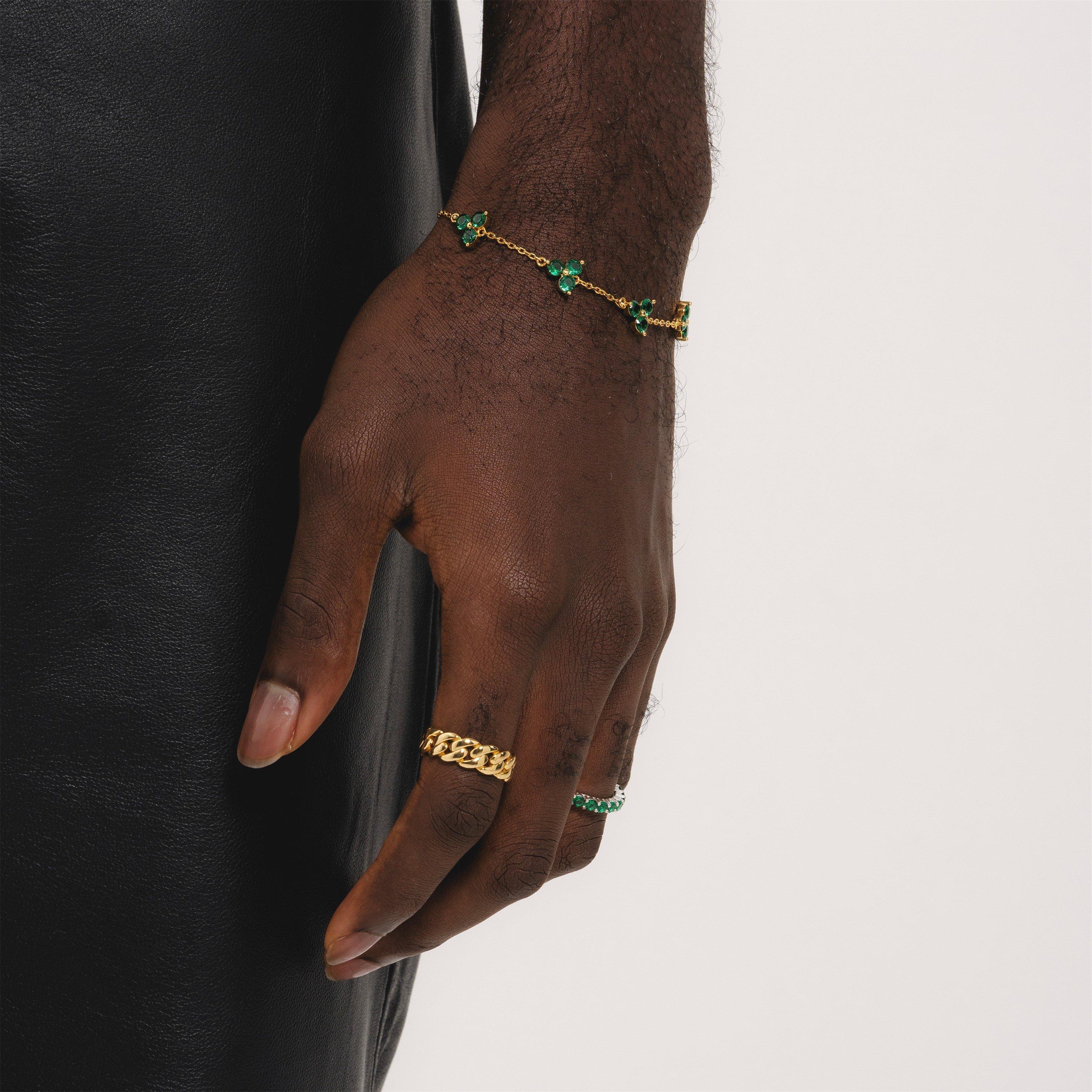 Gold Plated - Common Lines - Como Bracelet - 2