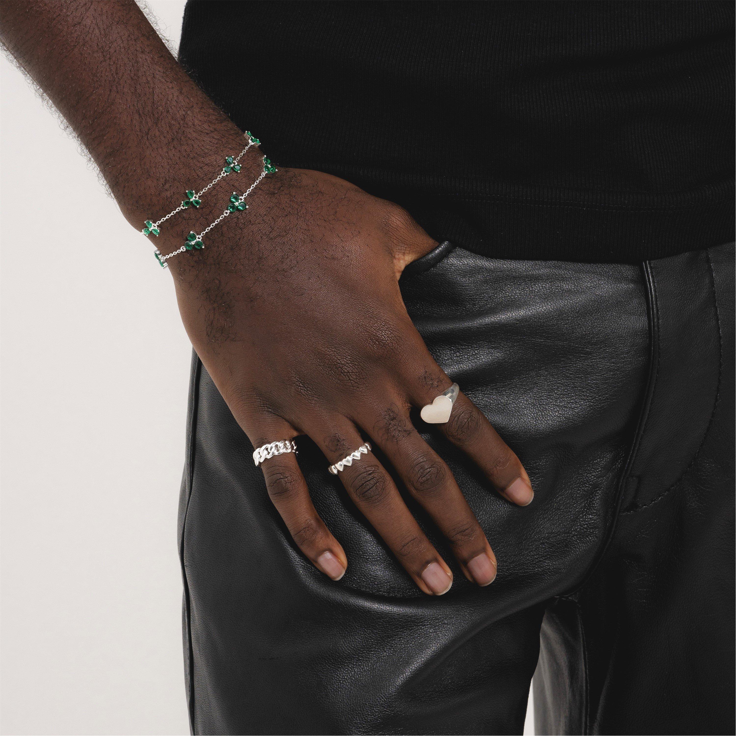 Sterling Silver - Common Lines - Como Bracelet - 4