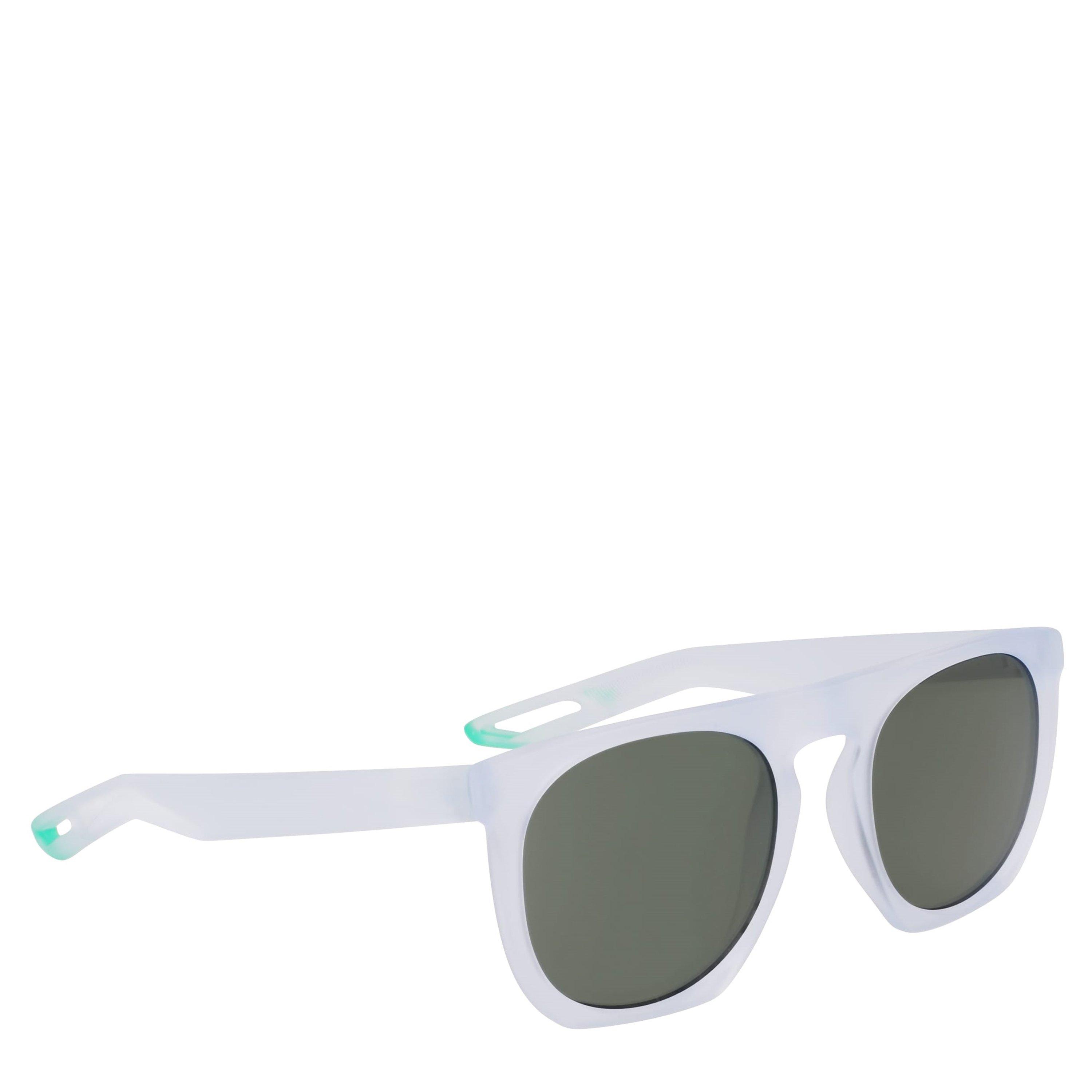 Mt Platinum/Grn - Nike - Flatspot XXII Wayfarer Sunglasses - 1