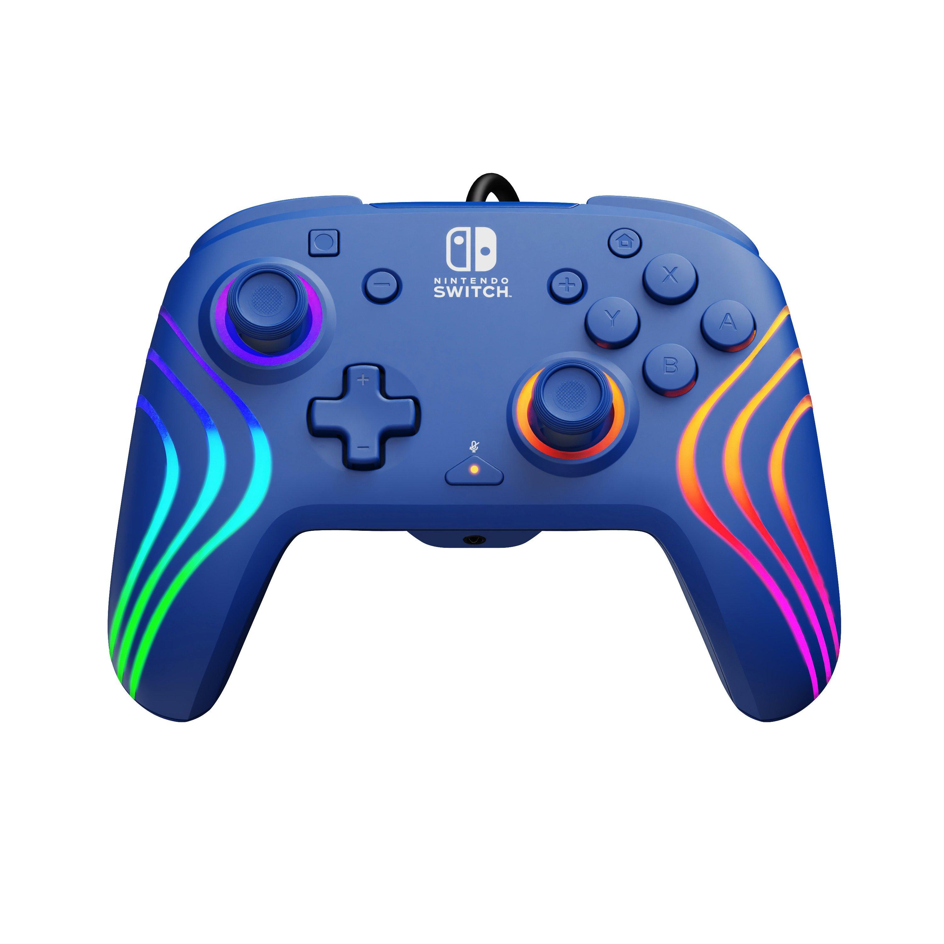 Blu - PDP - Afterglow™ Wave Nintendo Switch Wireless Controller: Blue with Motion - 4