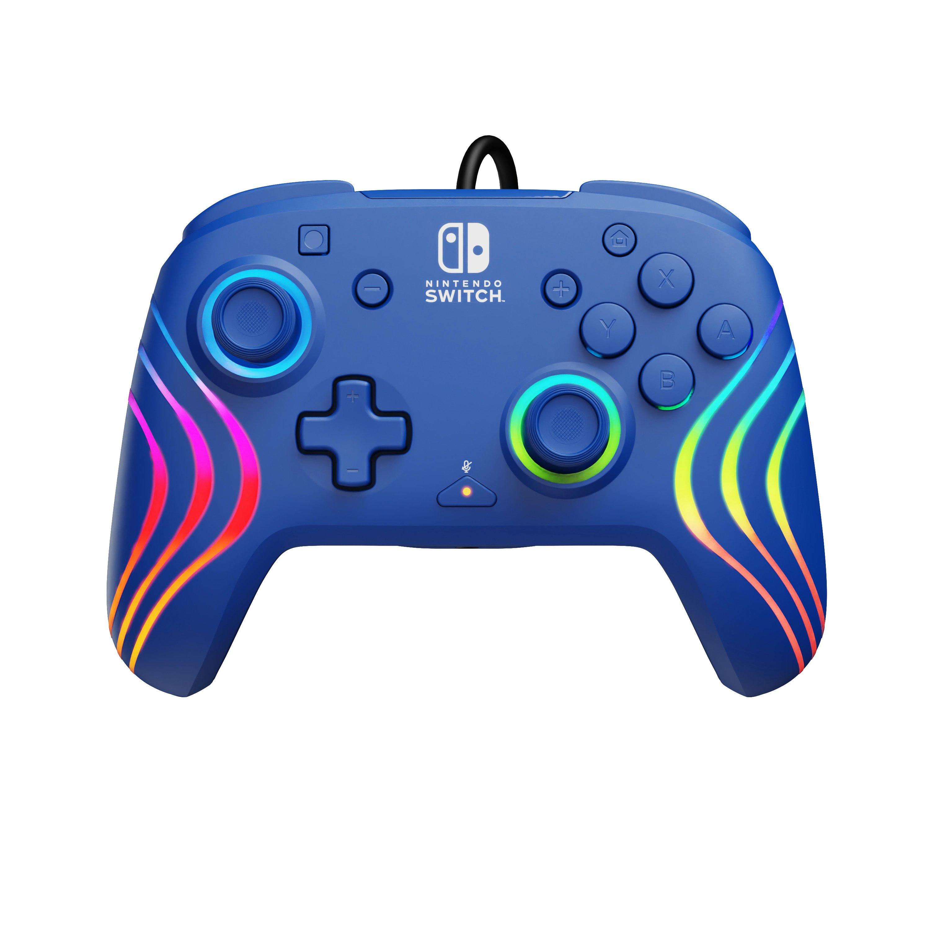 Blu - PDP - Afterglow™ Wave Nintendo Switch Wireless Controller: Blue with Motion - 6