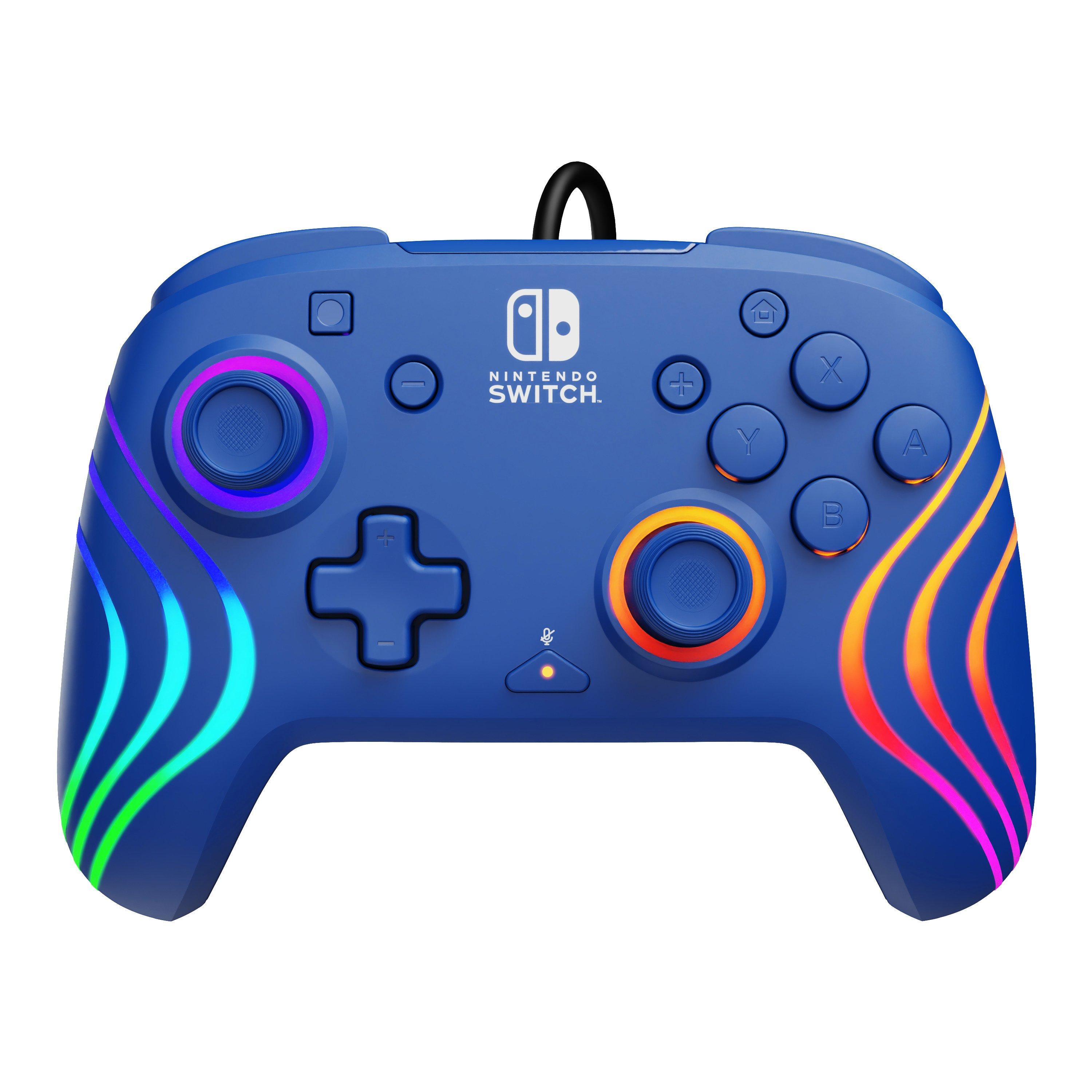 Blu - PDP - Afterglow™ Wave Nintendo Switch Wireless Controller: Blue with Motion - 7