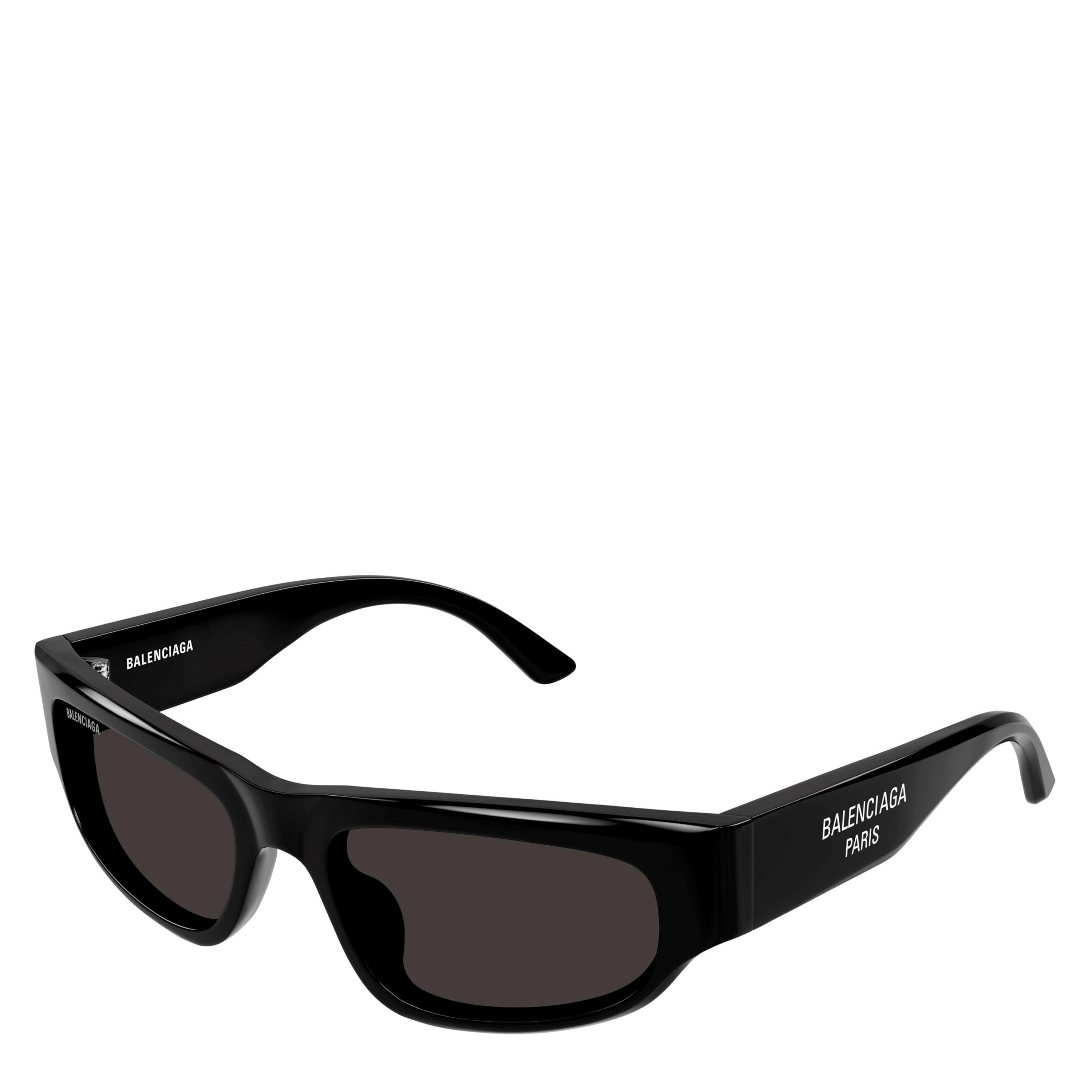 Balenciaga Rectangle Sunglasses - Black