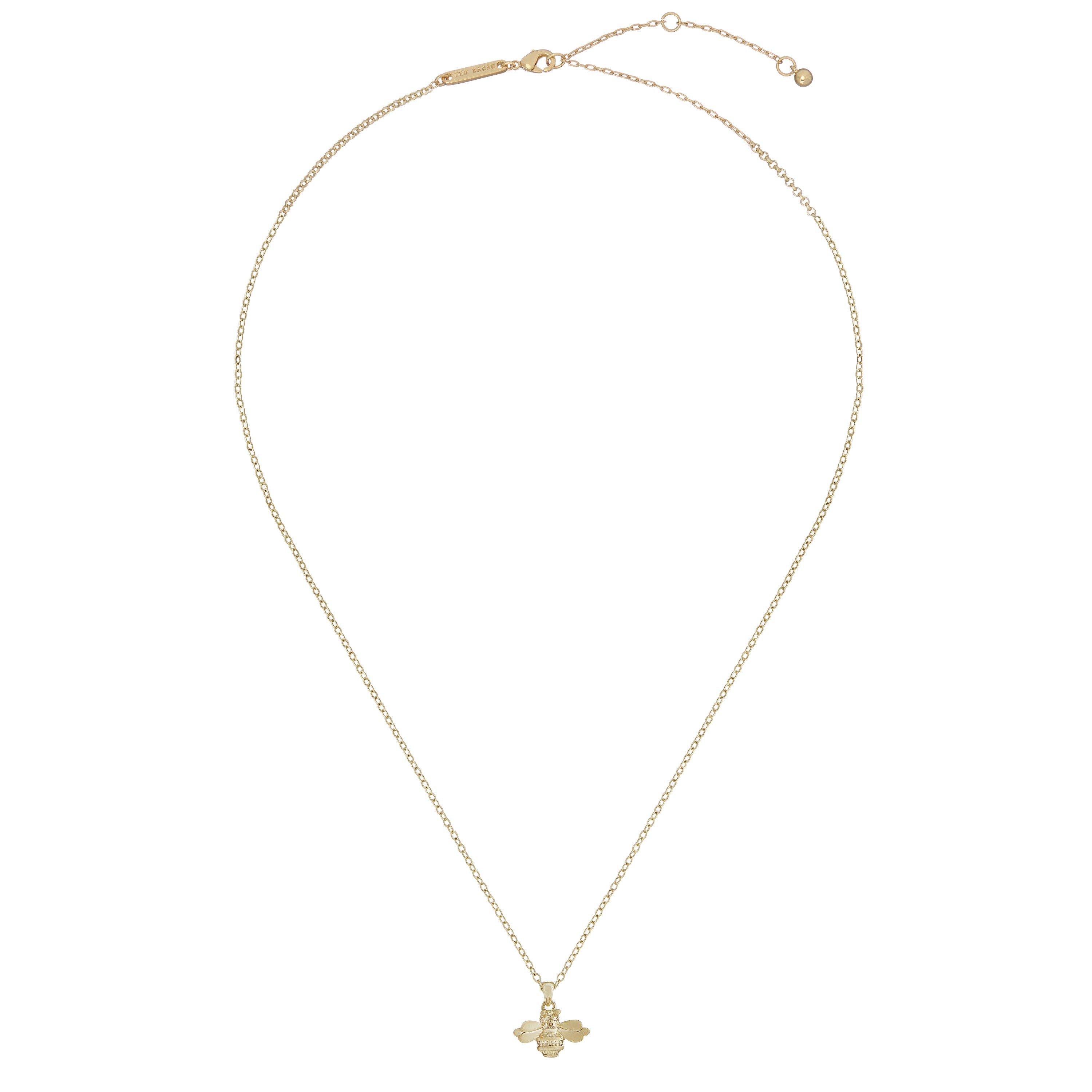 Brushed Gold - Ted Baker - Women's Bellema Pendant Necklaces - 3