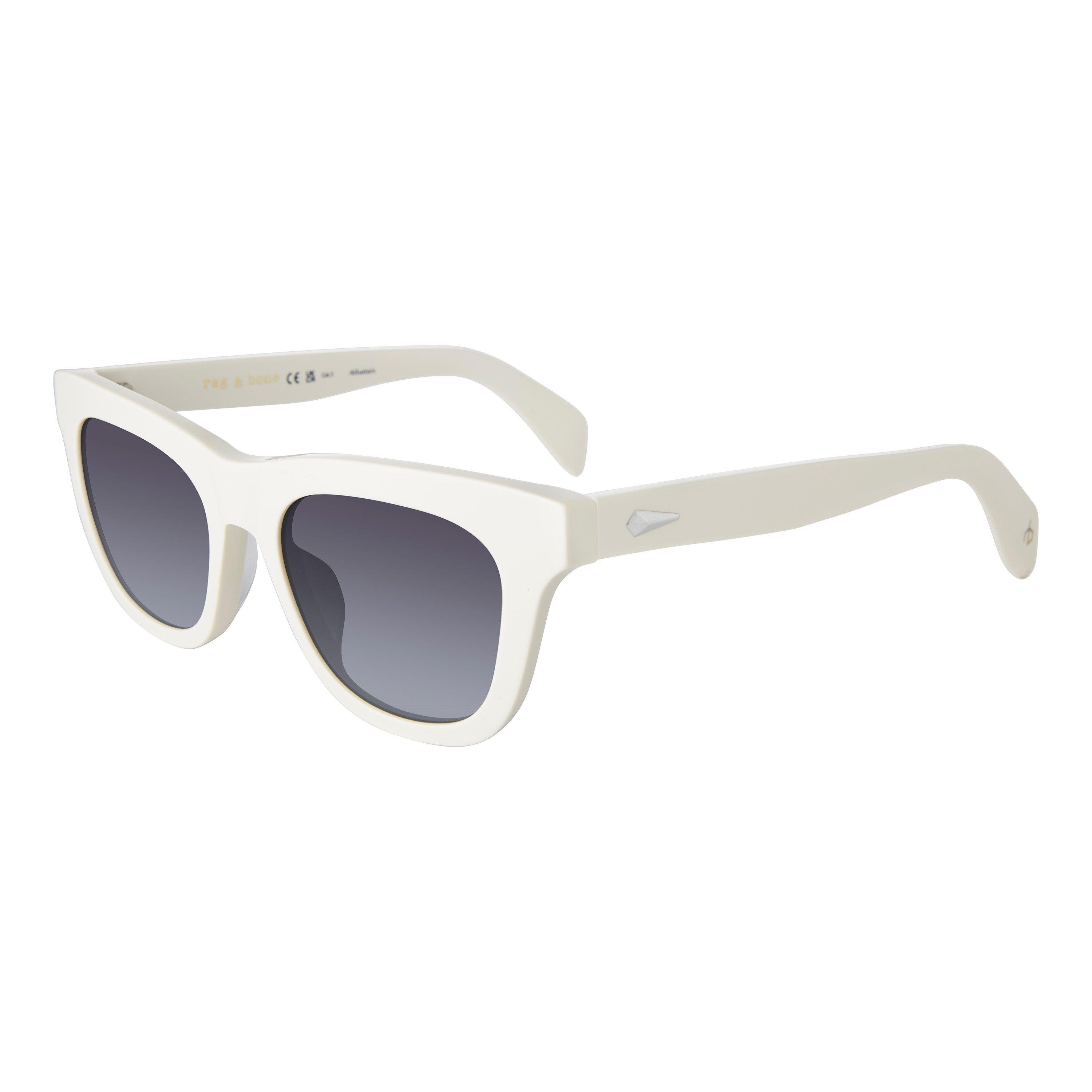Rag And Bone  Wayfarer Sunglasses - White - Adults