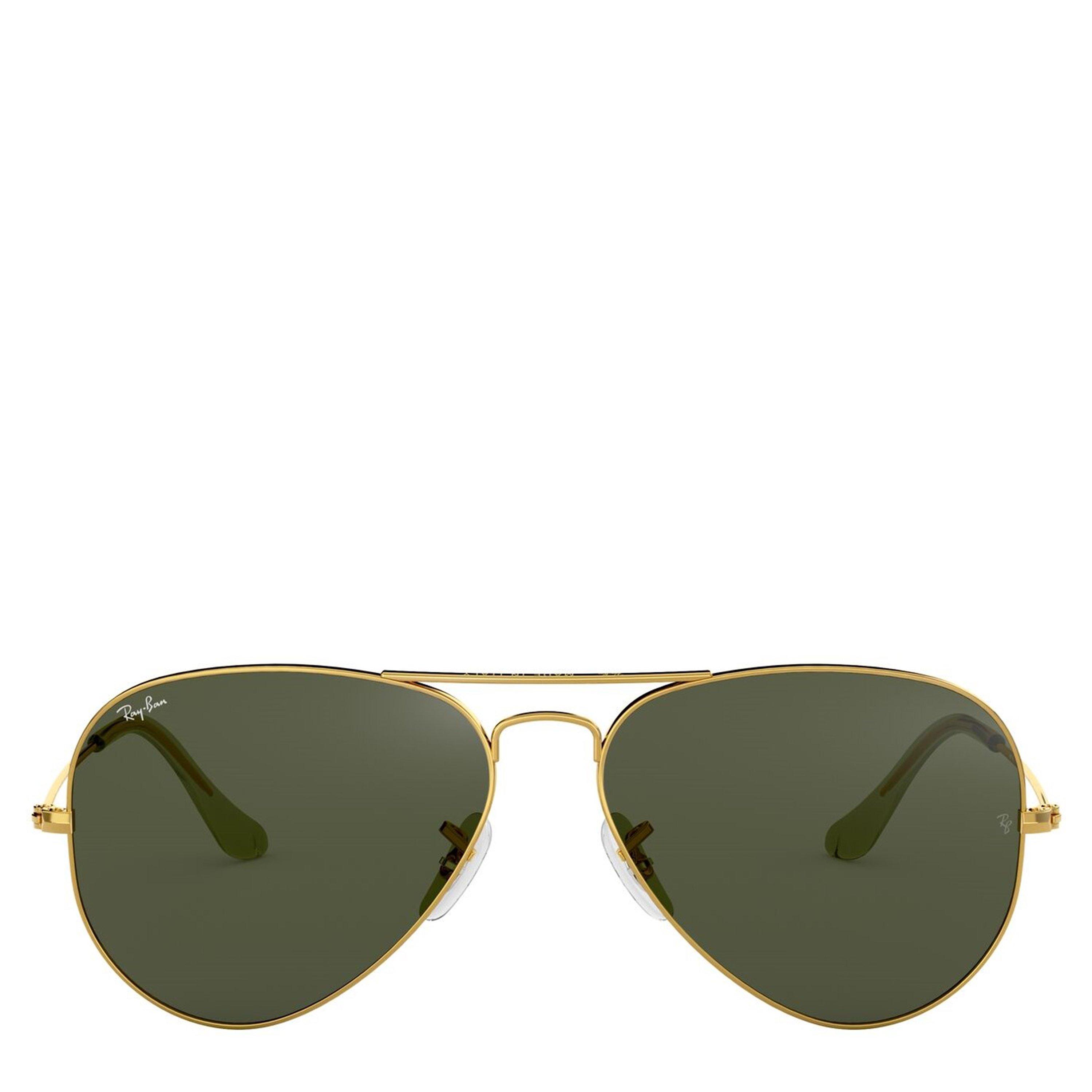 Ray-Ban Large Aviator Sunglasses - Arista/Green