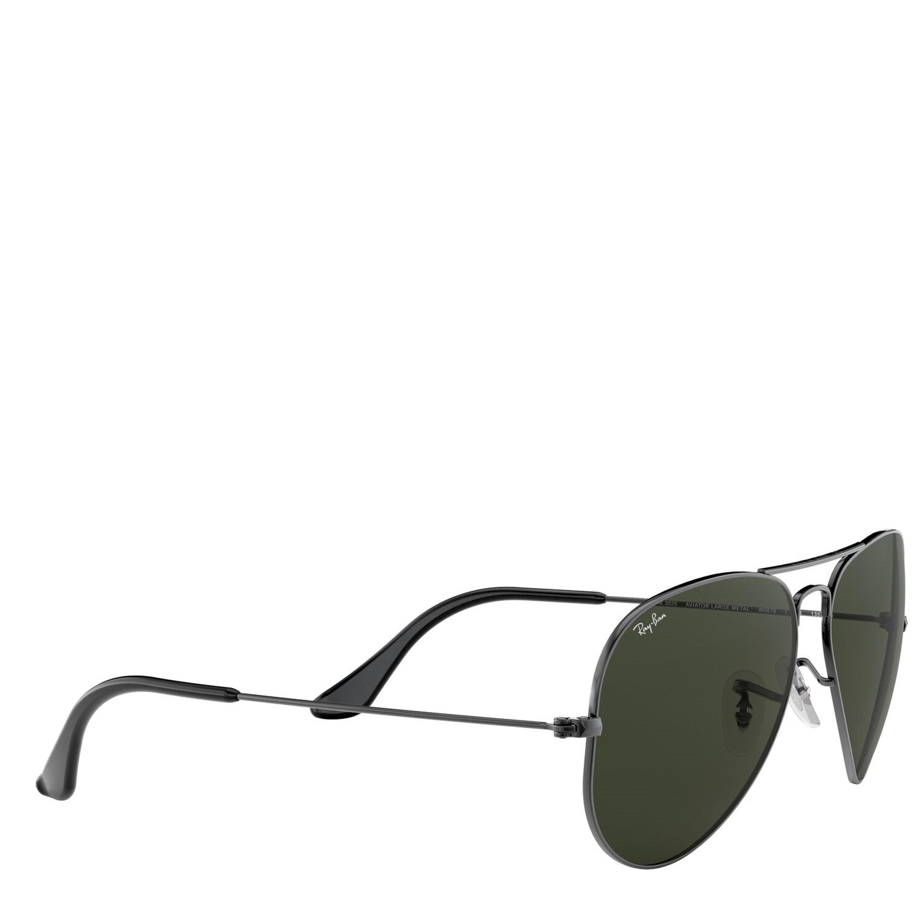 Gunmetal/Green - Ray-Ban - Large Aviator Sunglasses - 11