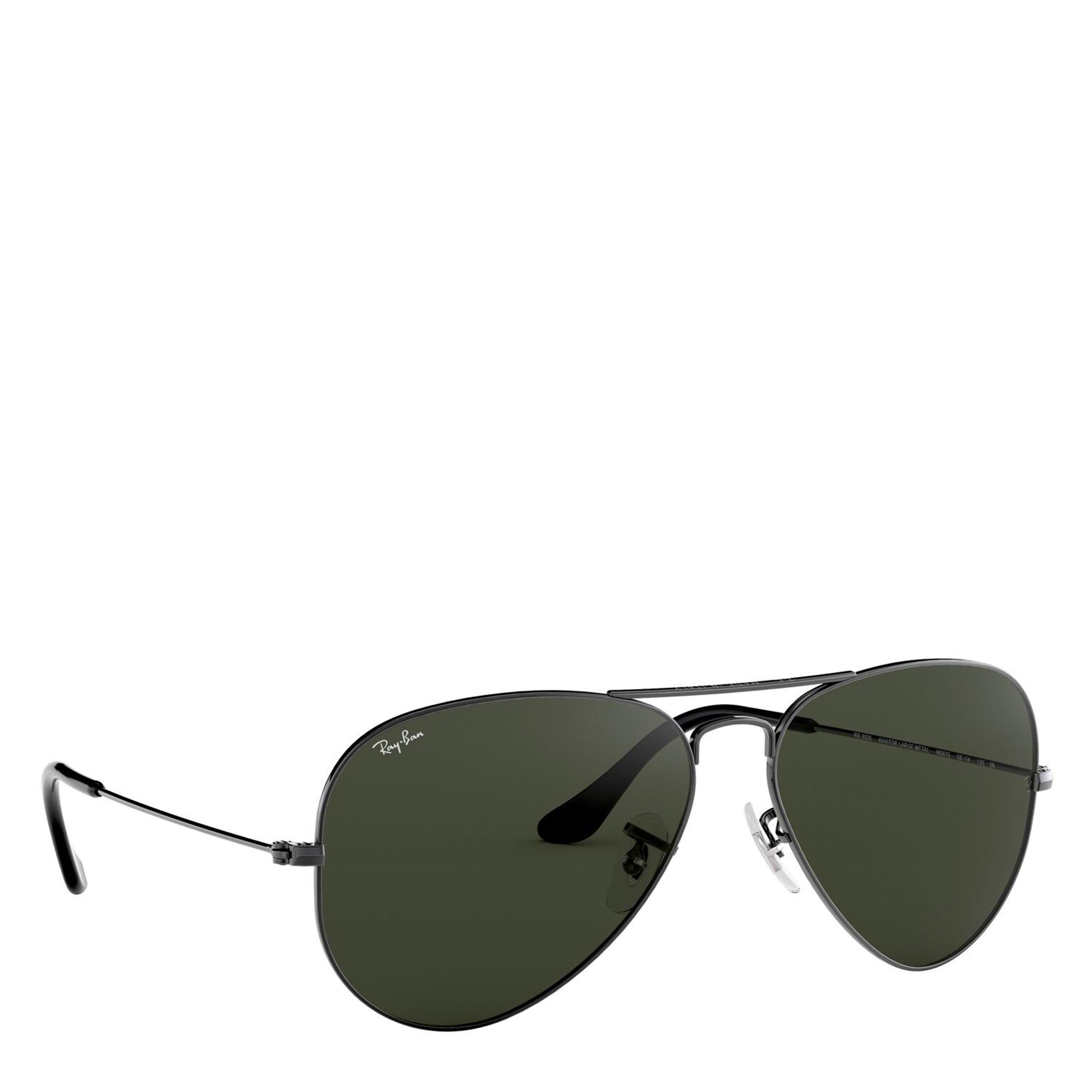 Gunmetal/Green - Ray-Ban - Large Aviator Sunglasses - 12