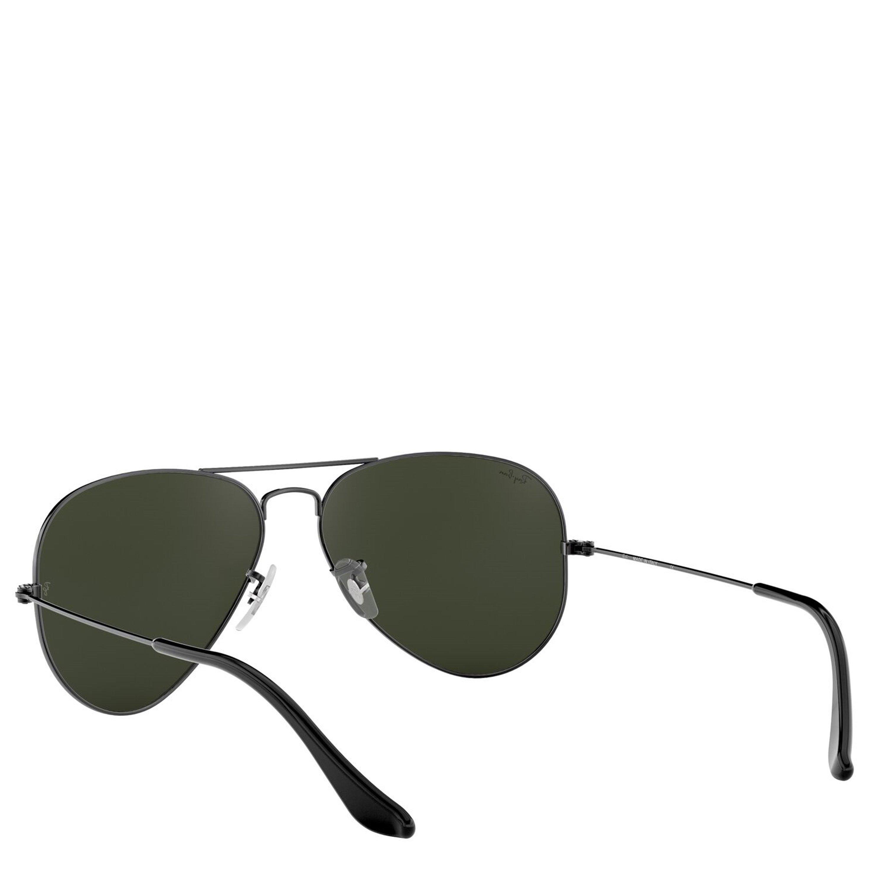 Gunmetal/Green - Ray-Ban - Large Aviator Sunglasses - 6