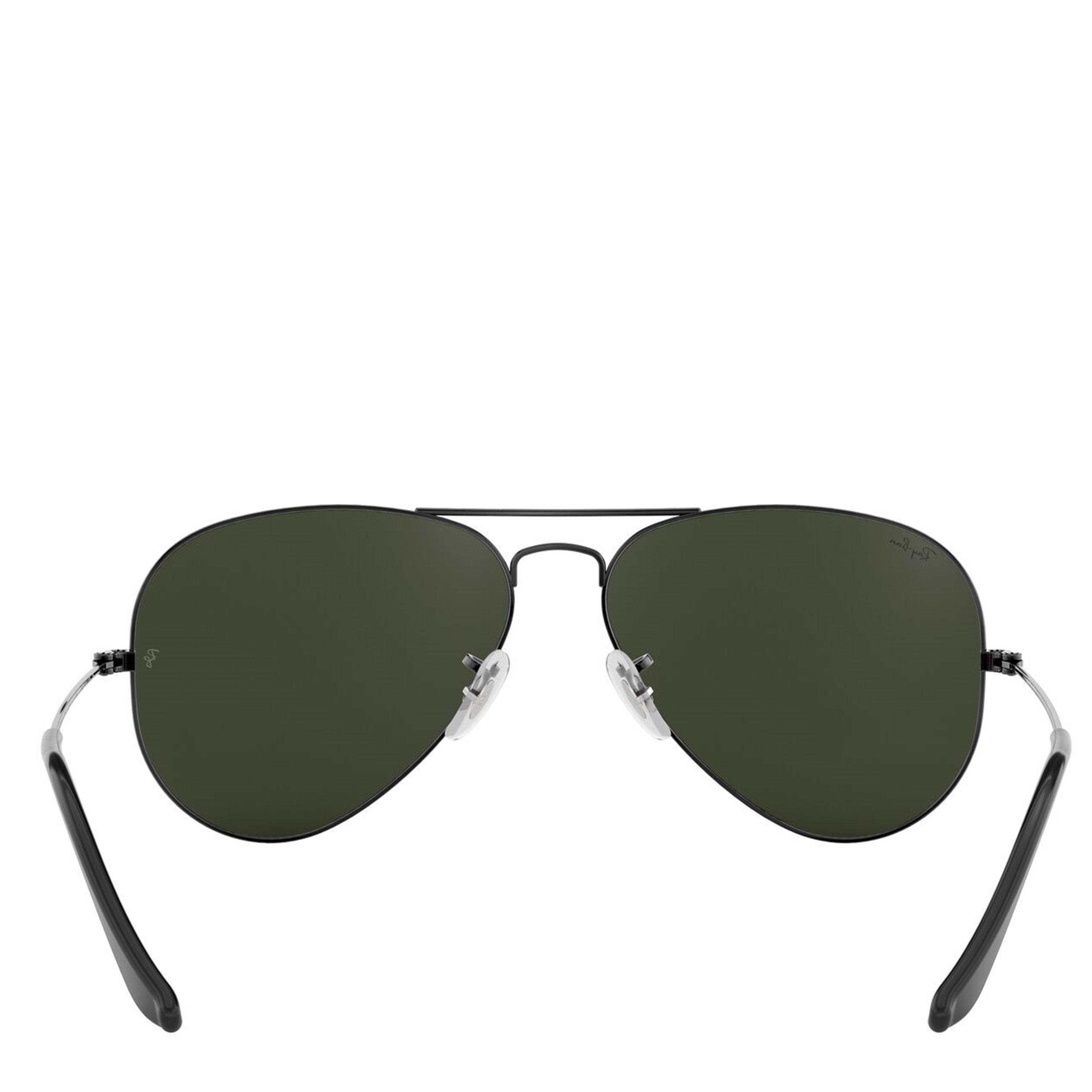 Gunmetal/Green - Ray-Ban - Large Aviator Sunglasses - 7