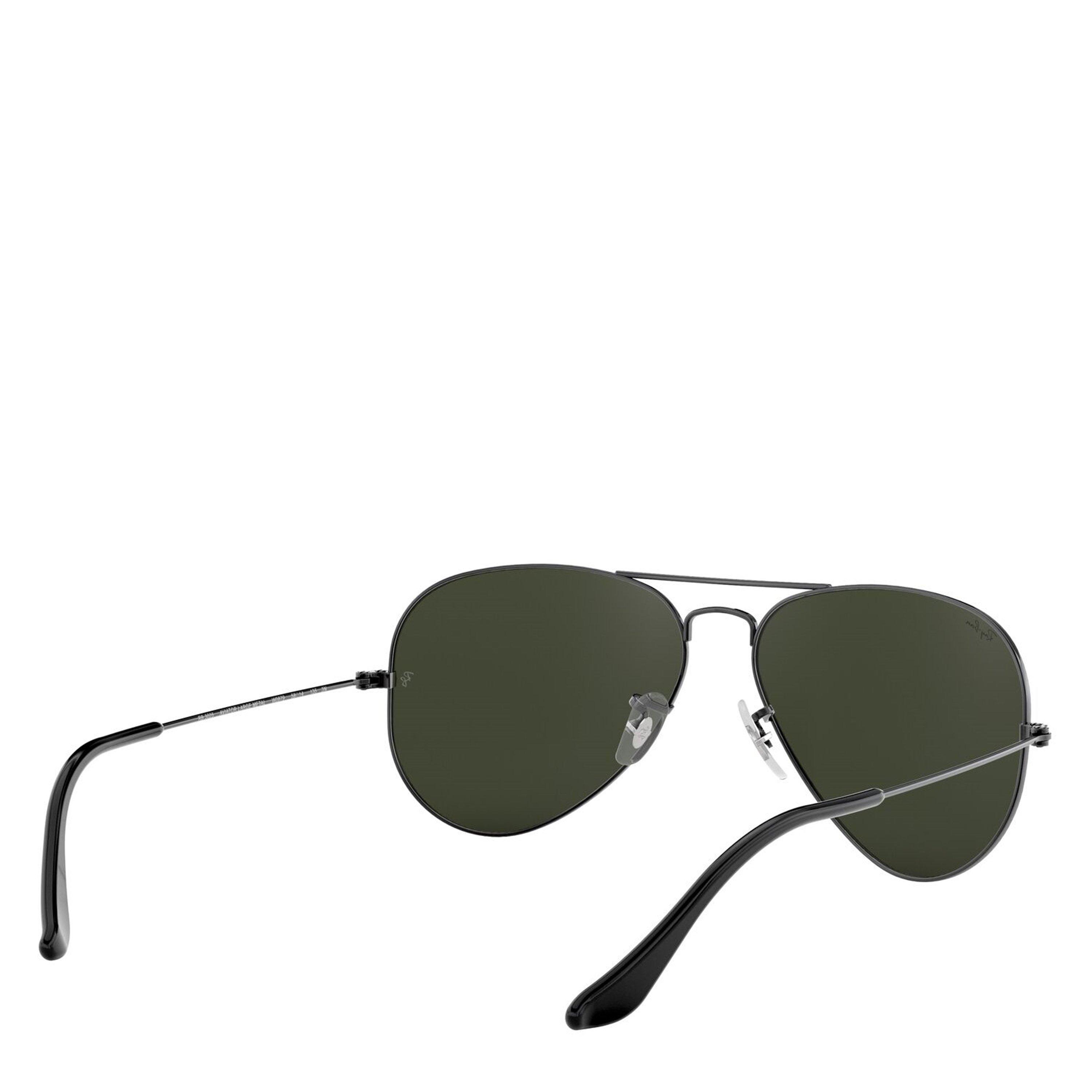 Gunmetal/Green - Ray-Ban - Large Aviator Sunglasses - 8