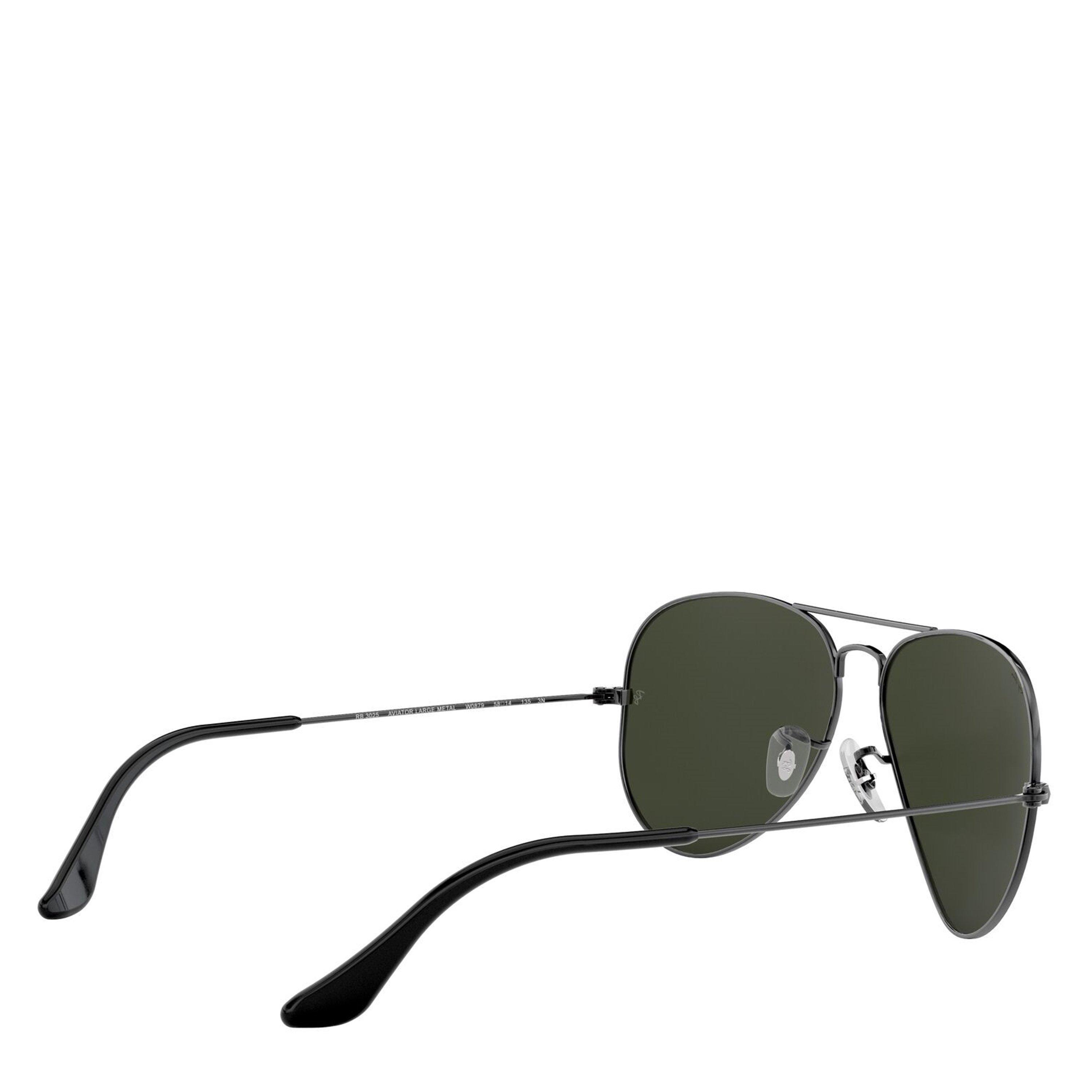 Gunmetal/Green - Ray-Ban - Large Aviator Sunglasses - 9