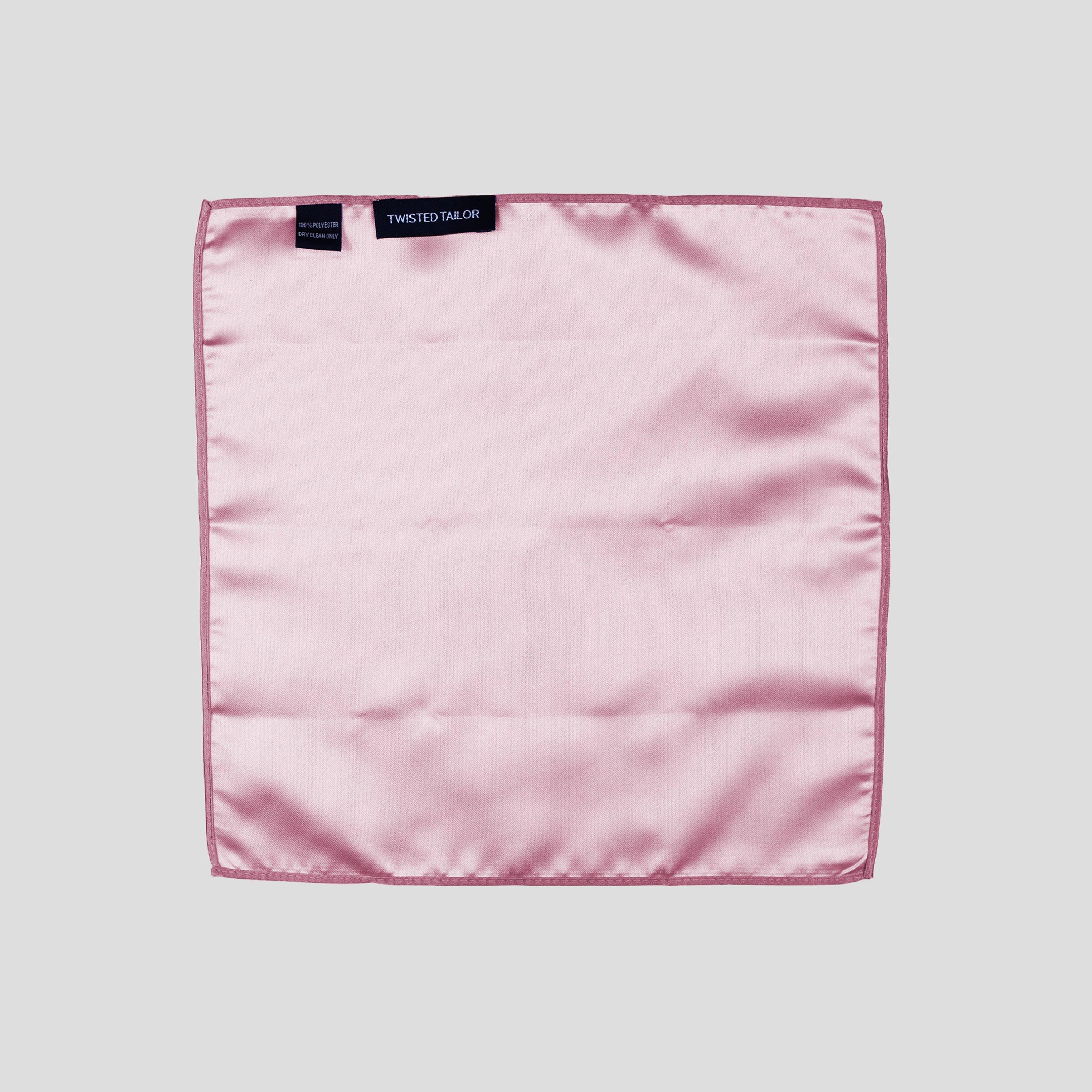 Pink - Twisted Tailor - Ellroy Pocket Square - 2