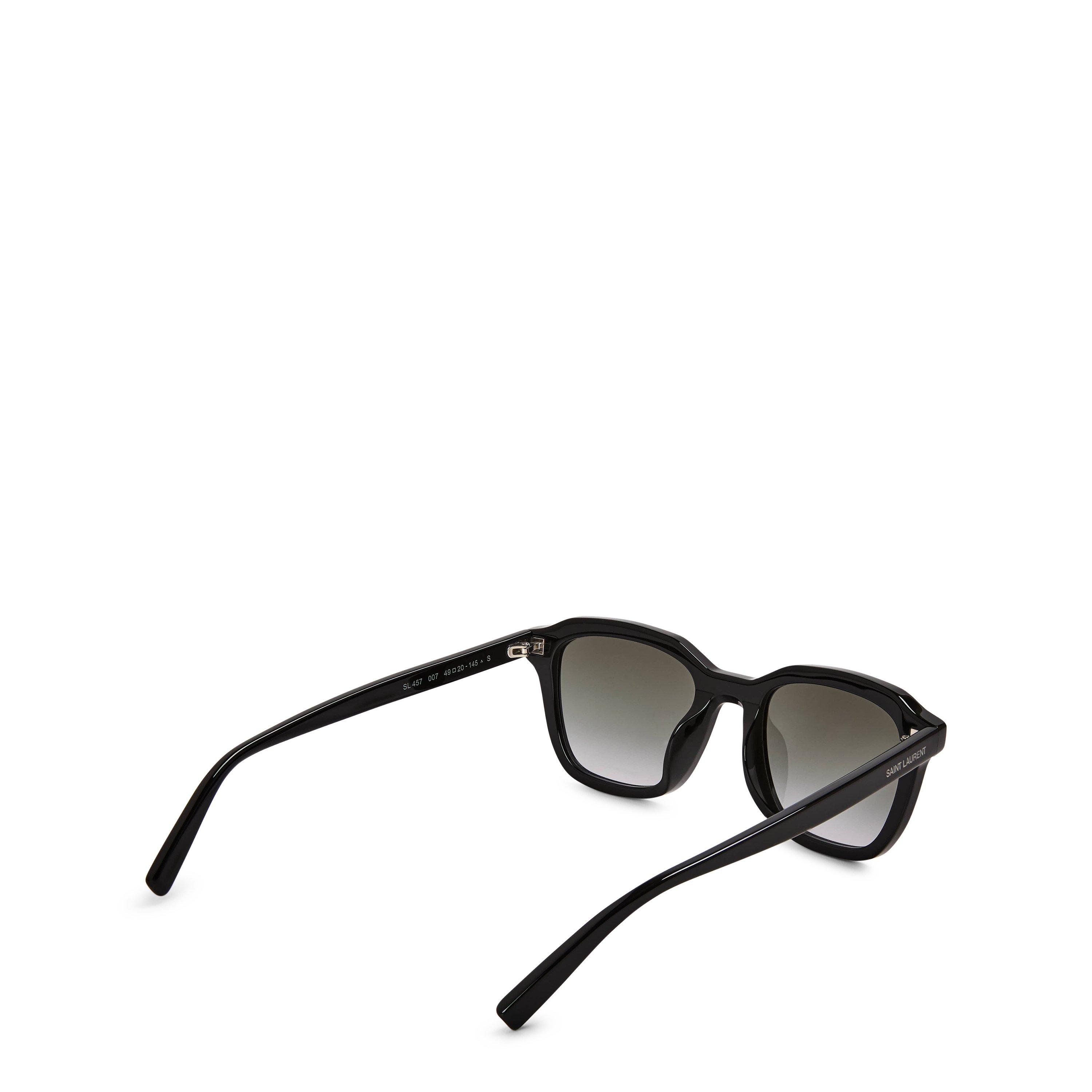 Grey/Black - Saint Laurent - SL 457 Square Sunglasses - 2
