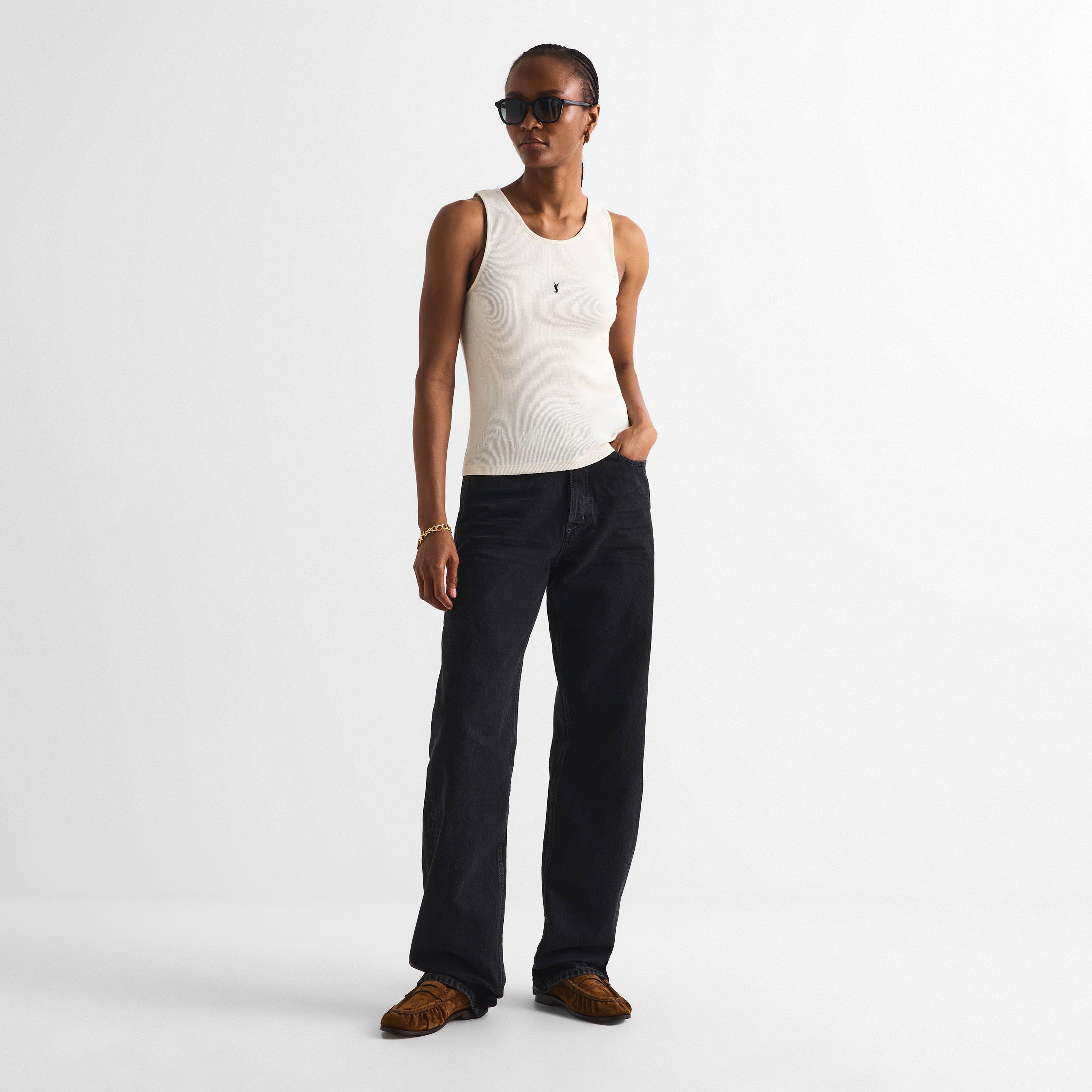 Grey/Black - Saint Laurent - Saint Laurent SL 457 Square Sunglasses - 4
