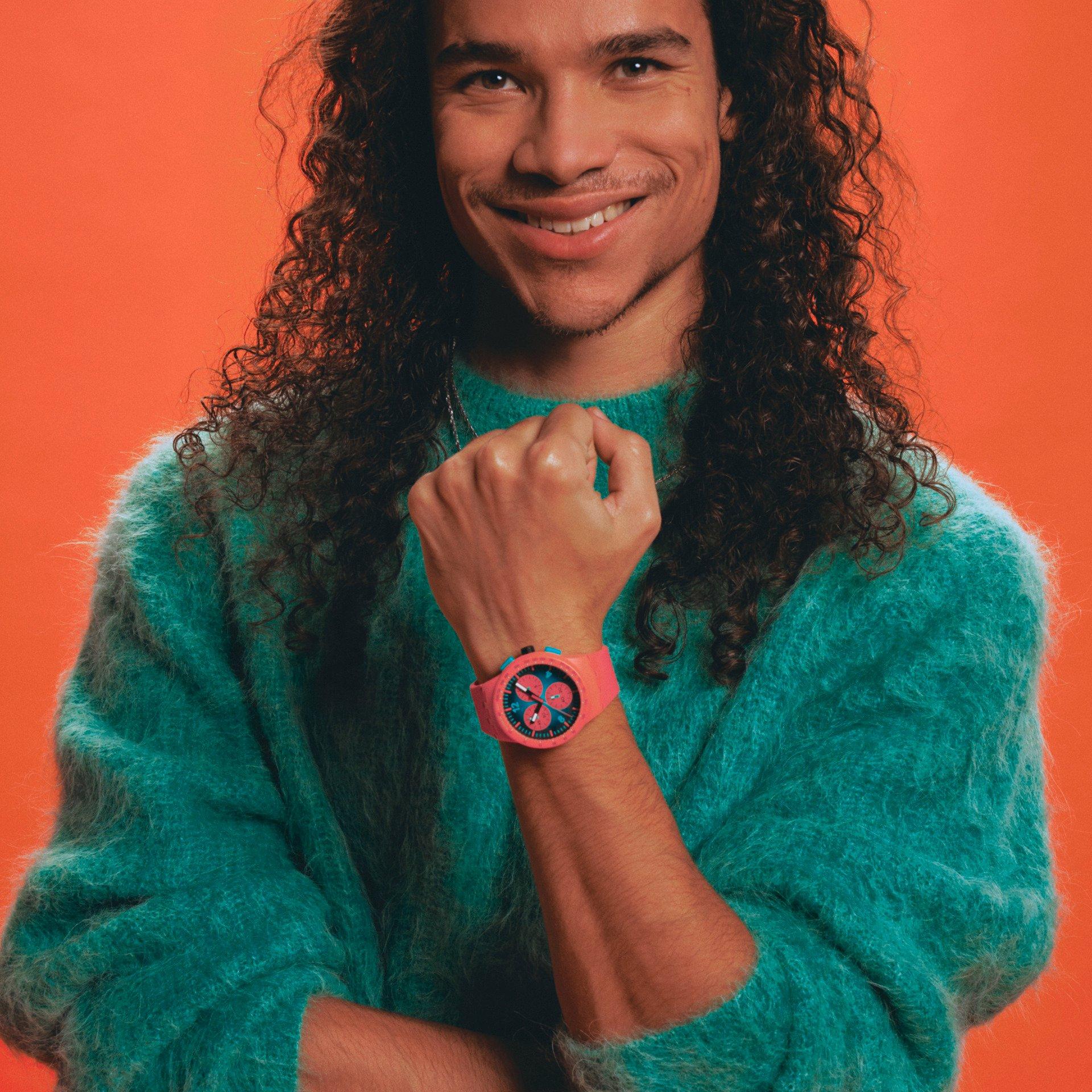 Black - Swatch - Unisex Adults Paradiso 53 Analogue Quartz Watch - 2