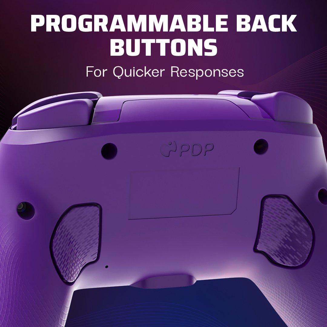 Lila Bewegung - PDP - Afterglow™ Wave Nintendo Wireless Controller: Purple with Motion - 4