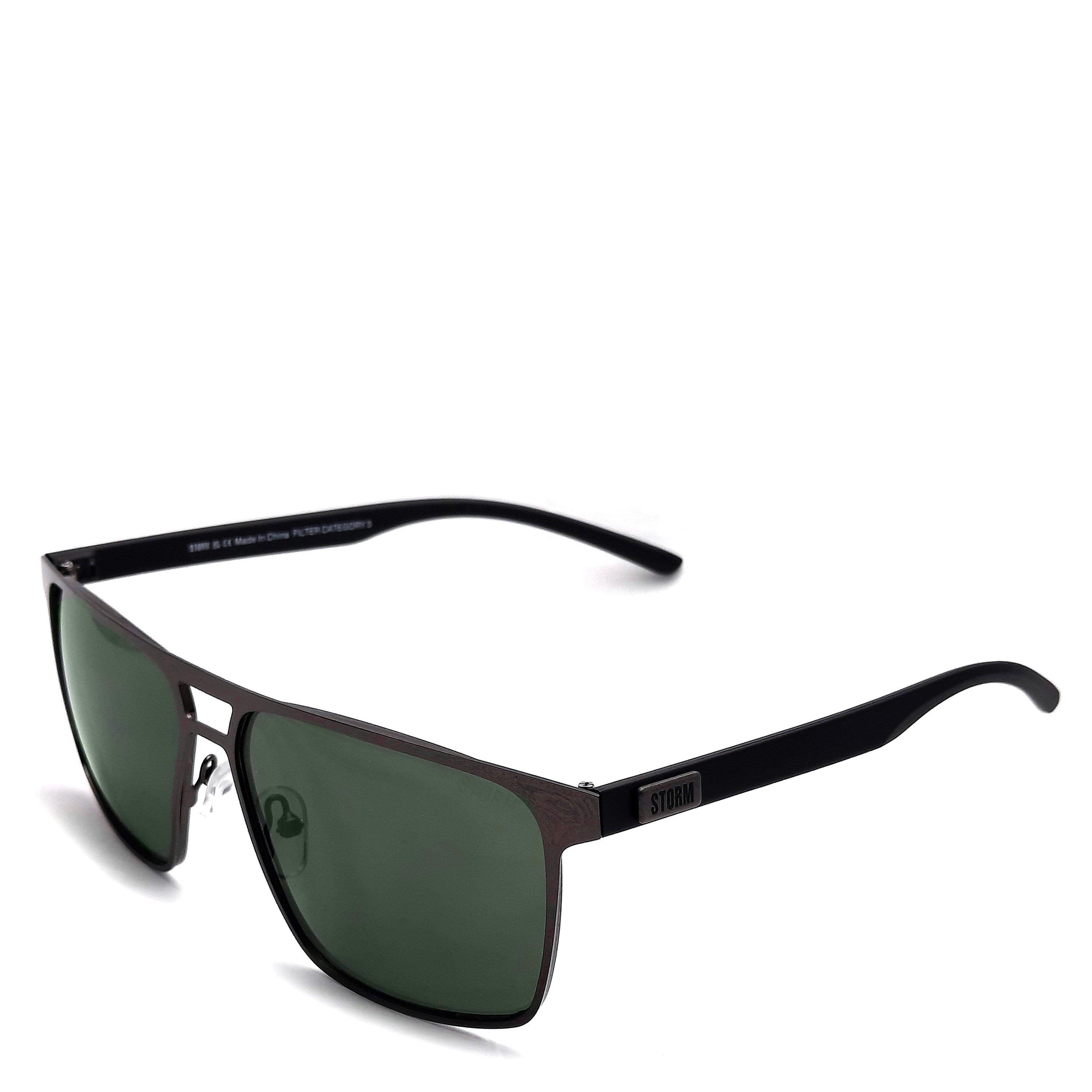 Storm Men's Aviator Sunglasses - Gun