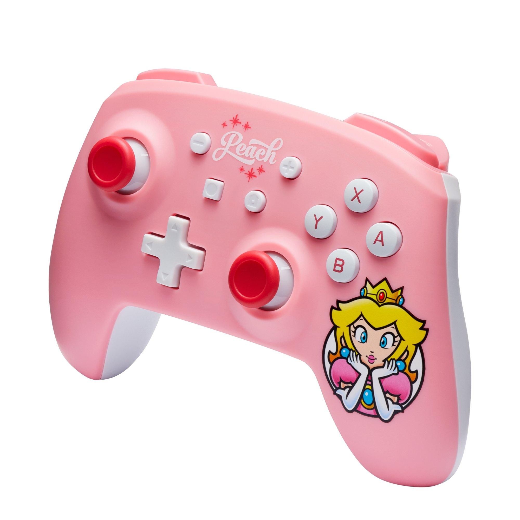 PrinPeach Pink - PowerA - Wireless Nintendo Switch Princess Peach Pink Controller - 7
