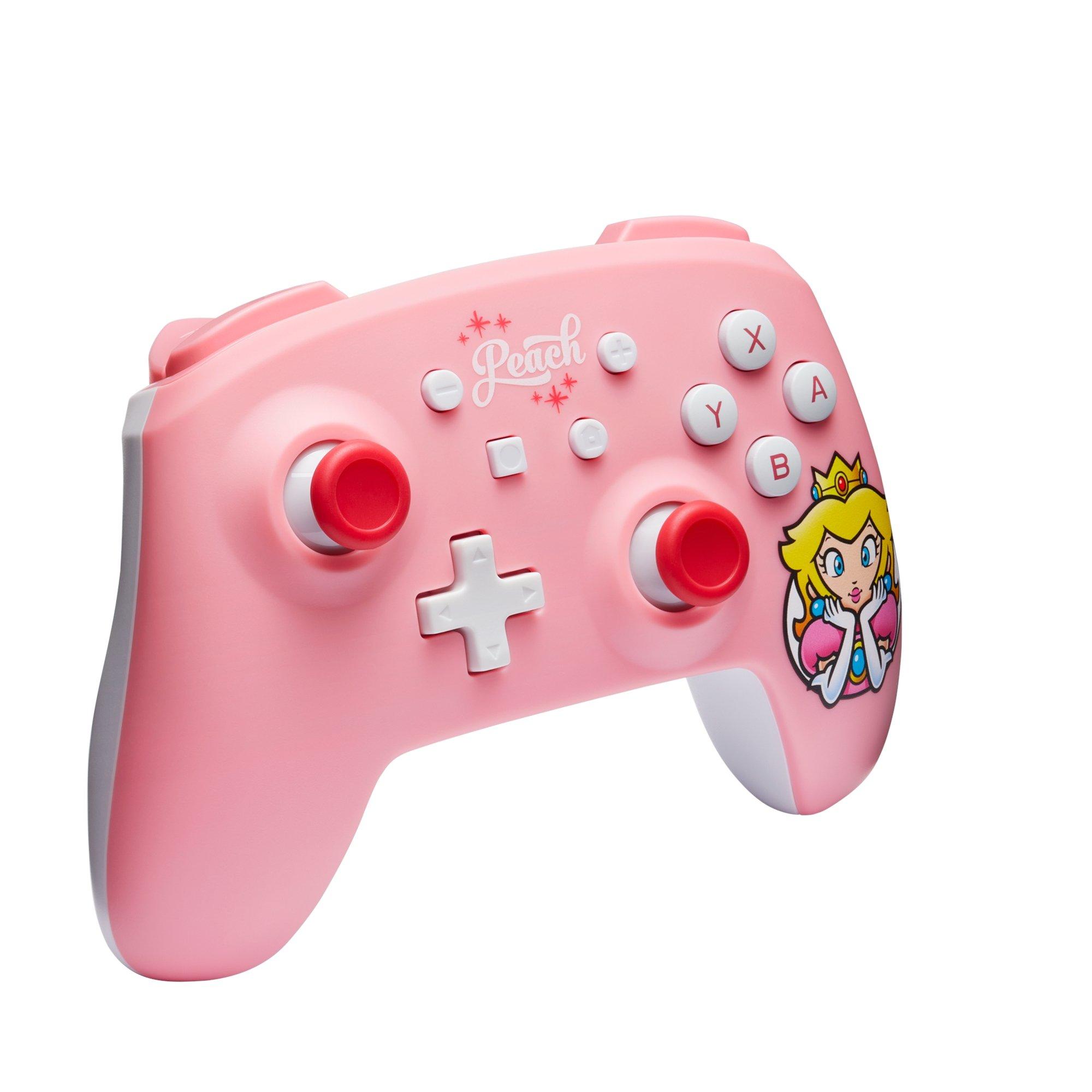 PrinPeach Pink - PowerA - Wireless Nintendo Switch Princess Peach Pink Controller - 8