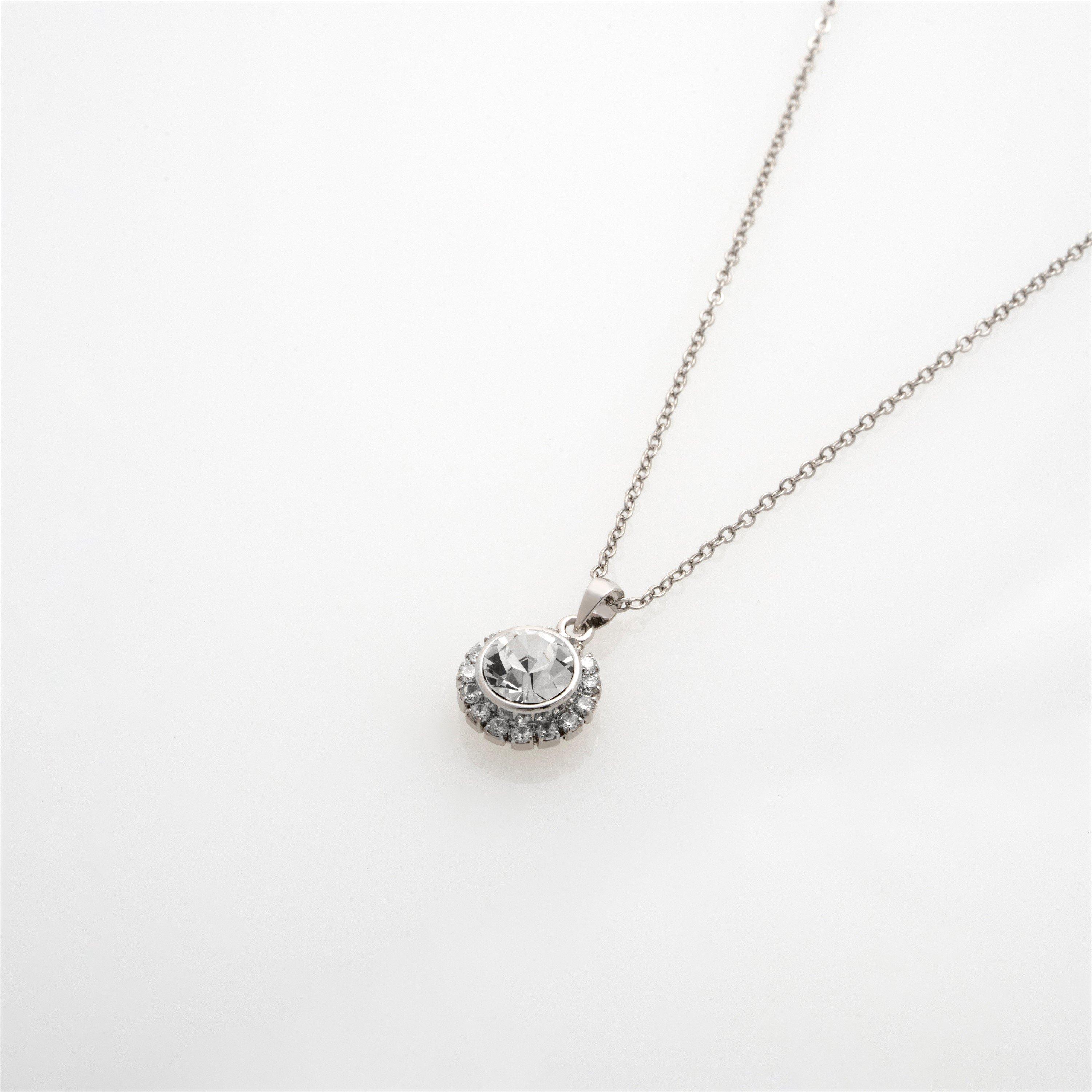 Silver/Crystal - Ted Baker - Women's Sela Pendant Necklace - 5