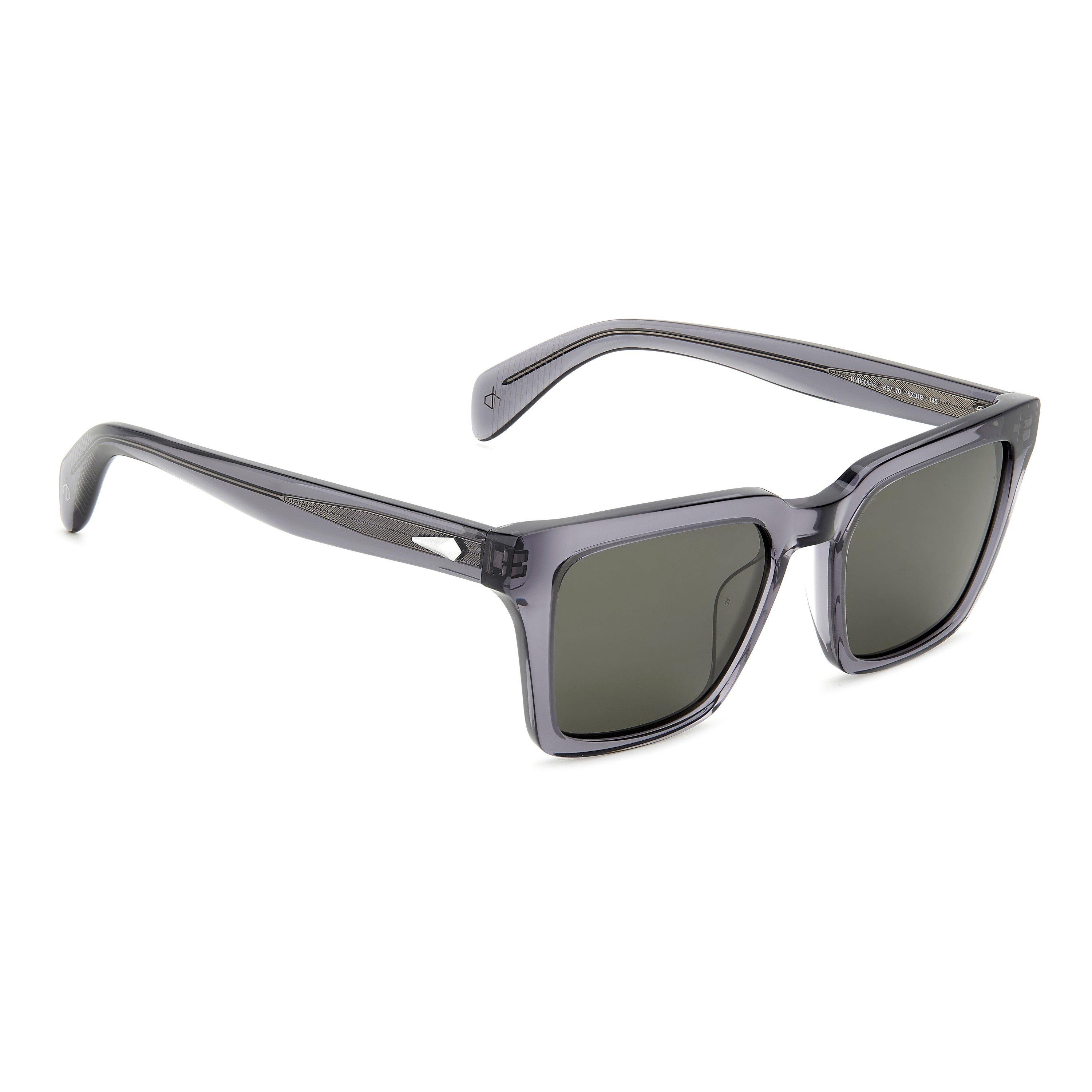 Black - Rag and Bone - Men's Wayfarer Sunglasses - 4