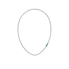 Lacoste Lacoste Mens Spelt Stainless Steel Necklace