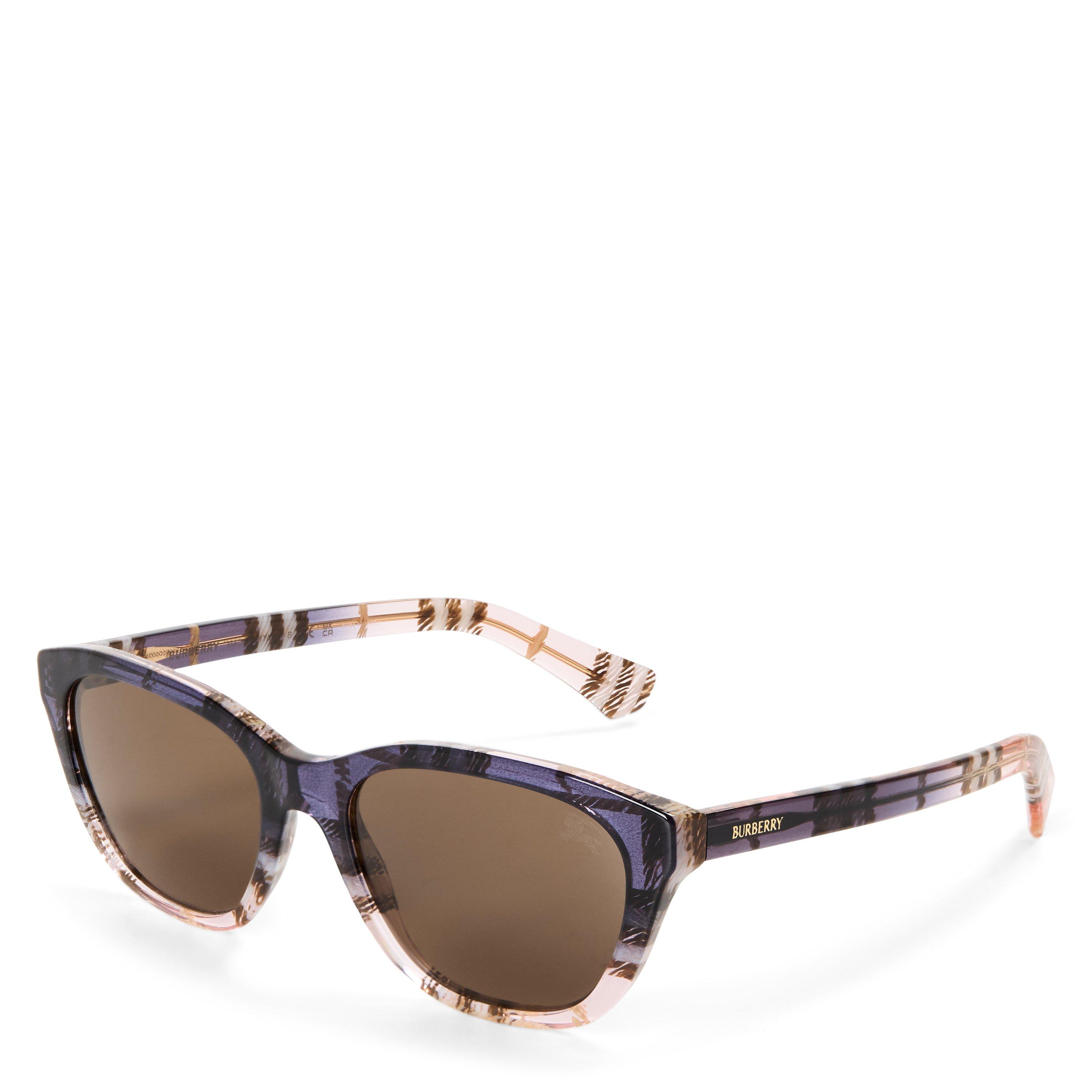 Burberry Women's 0BE4486 Cat Eye Sunglasses - Rose/Brown
