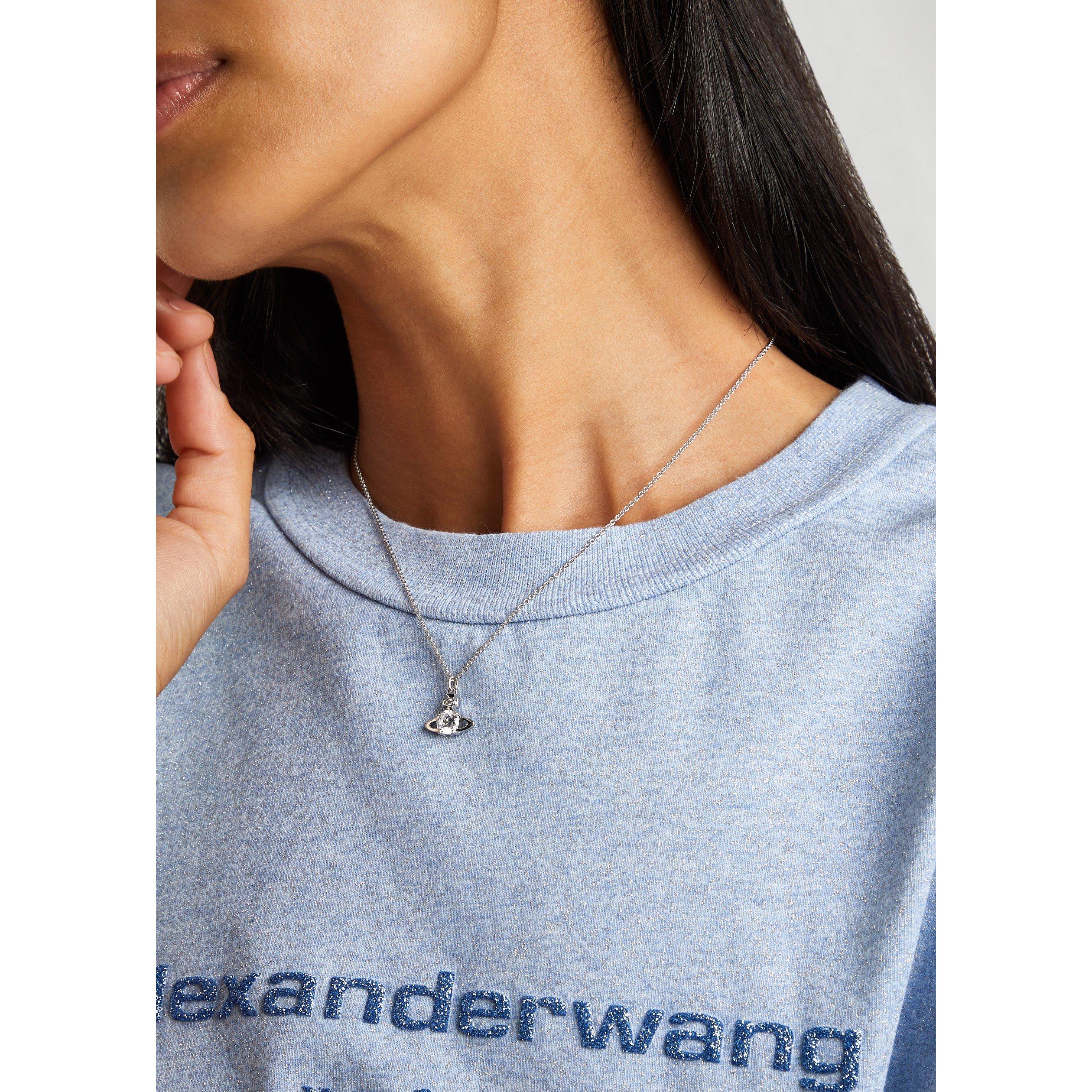 SILVER - Vivienne Westwood - Women's Viv Reina Pendant Necklace - 3