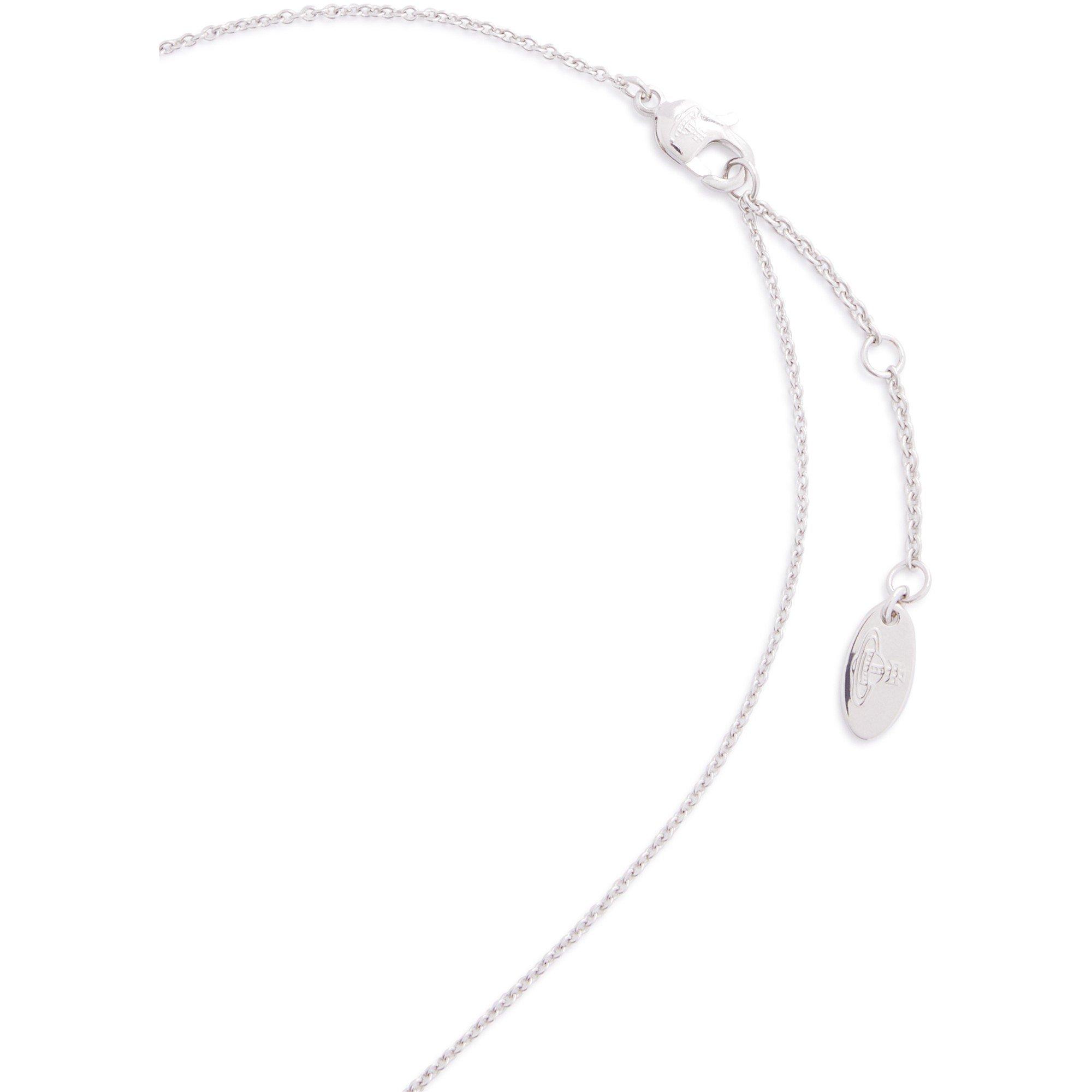 SILVER - Vivienne Westwood - Women's Viv Reina Pendant Necklace - 4
