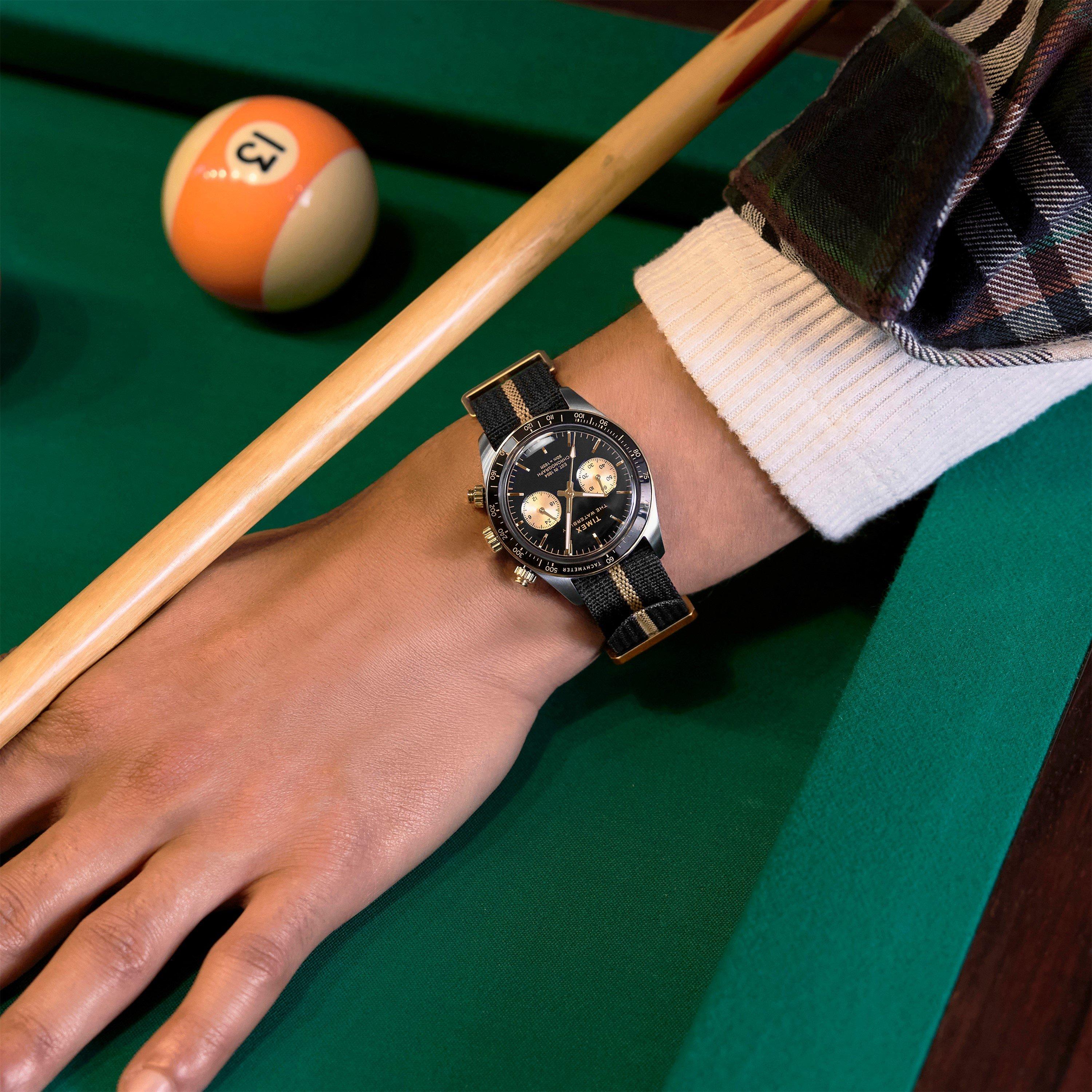 Black/Silver - Timex - Men's Heritage Analogue Quartz Watch - 3