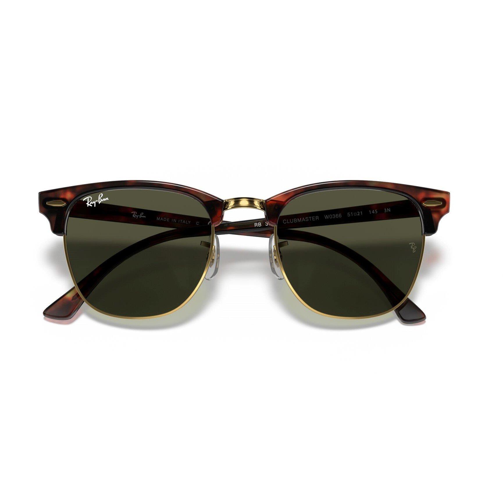 Tortoise - Ray-Ban - Unisex Adults Rayban Clubmaster Sunglasses - 5