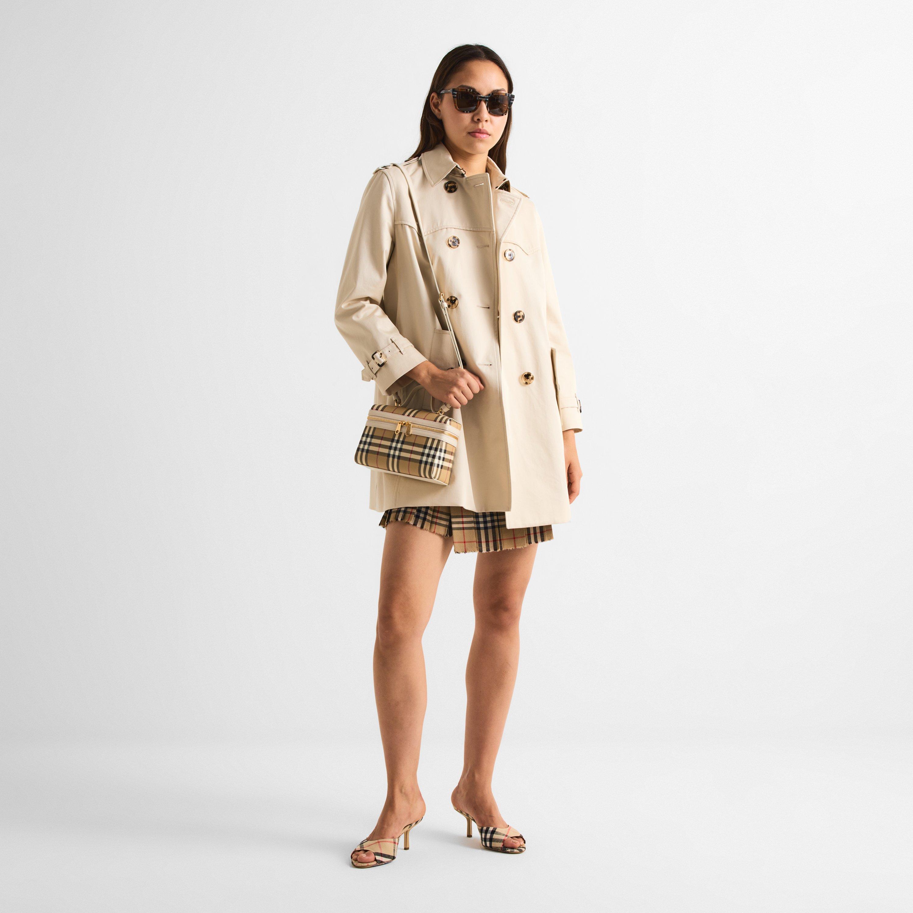 Sand/Brown - Burberry - Women's Cat Eye Sunglasses - 6