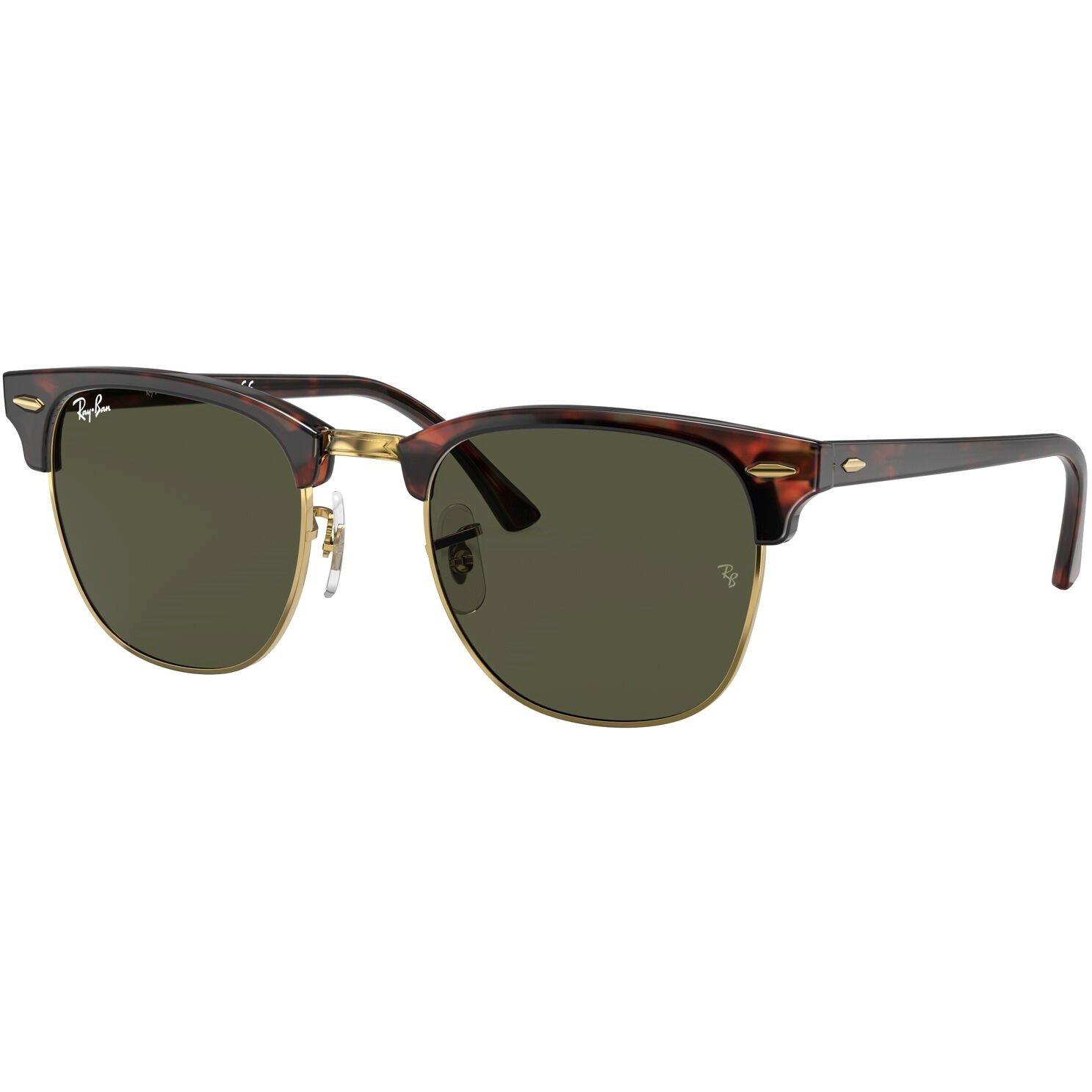 Mock Tortoise - Ray-Ban - Men's Metal Clubmaster Sunglasses - 3