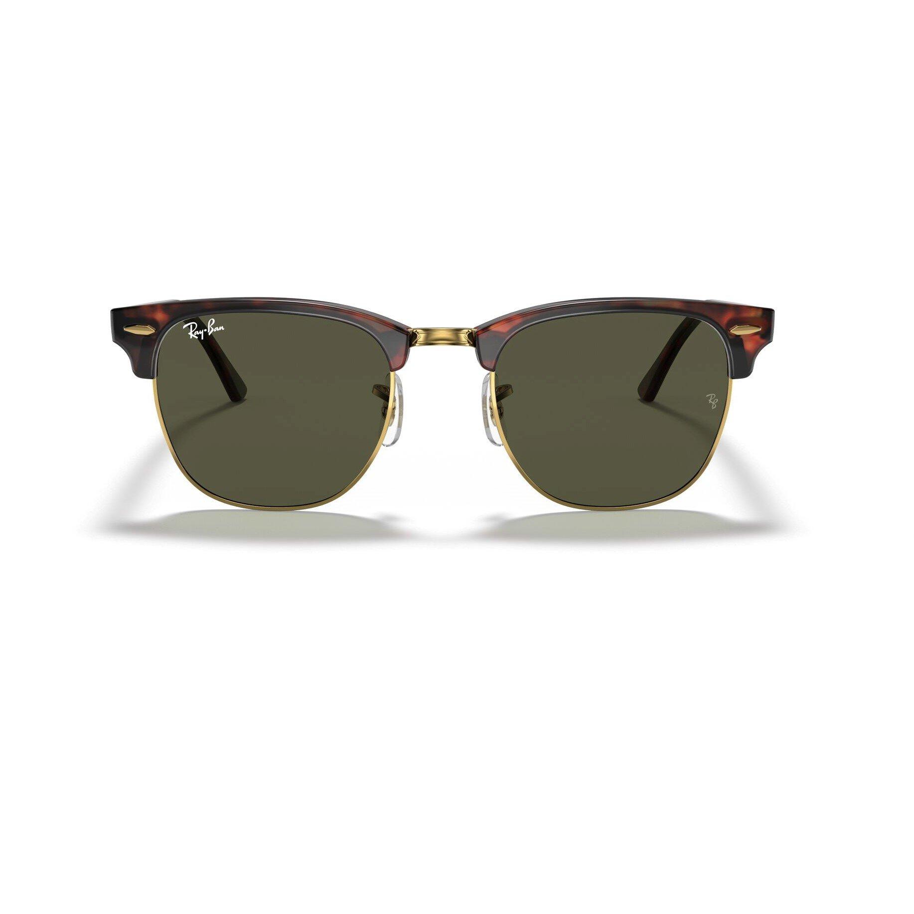 Mock Tortoise - Ray-Ban - Men's Metal Clubmaster Sunglasses - 7