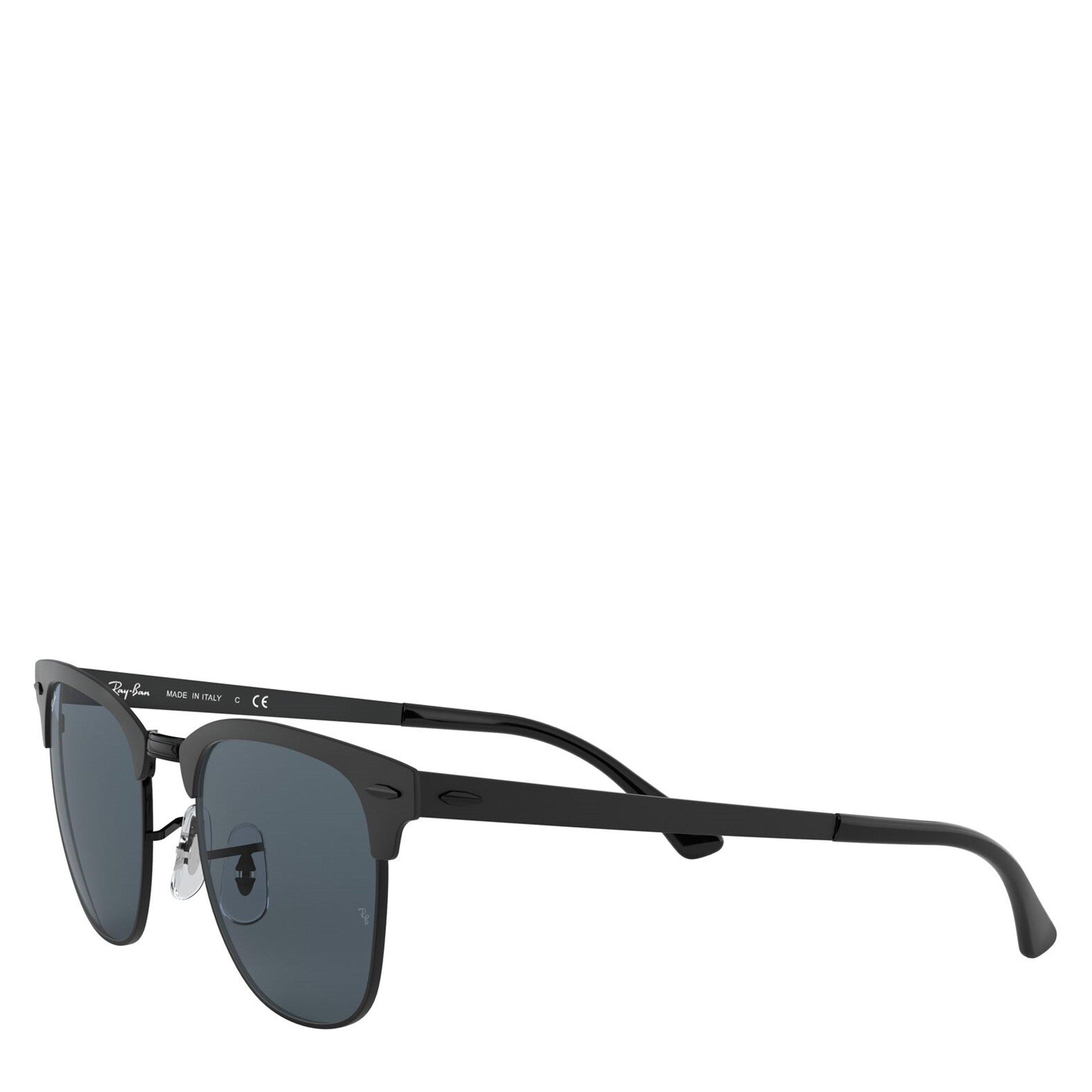 Matte Black - Ray-Ban - Men's Metal Clubmaster Sunglasses - 3