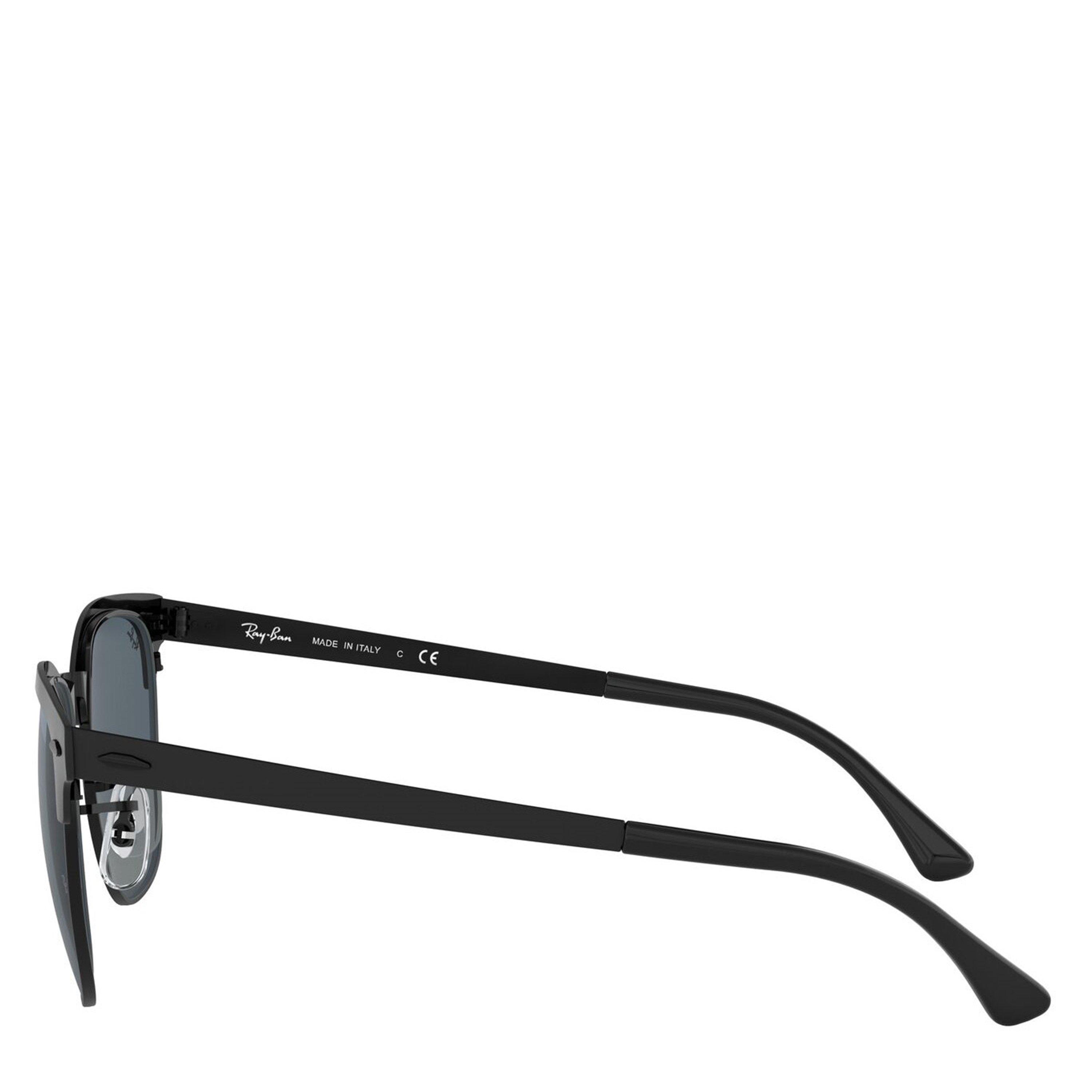 Matte Black - Ray-Ban - Men's Metal Clubmaster Sunglasses - 4