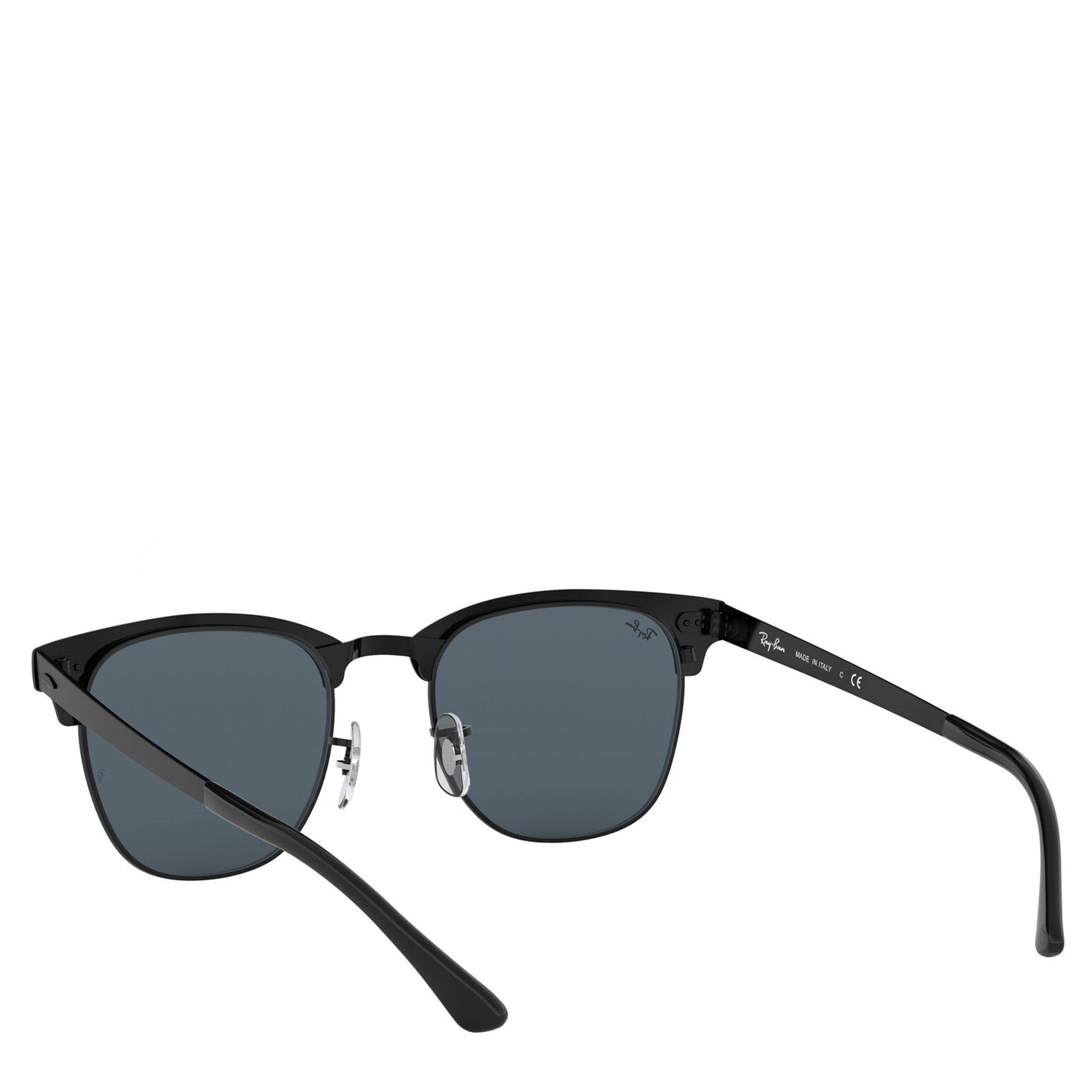 Matte Black - Ray-Ban - Men's Metal Clubmaster Sunglasses - 6