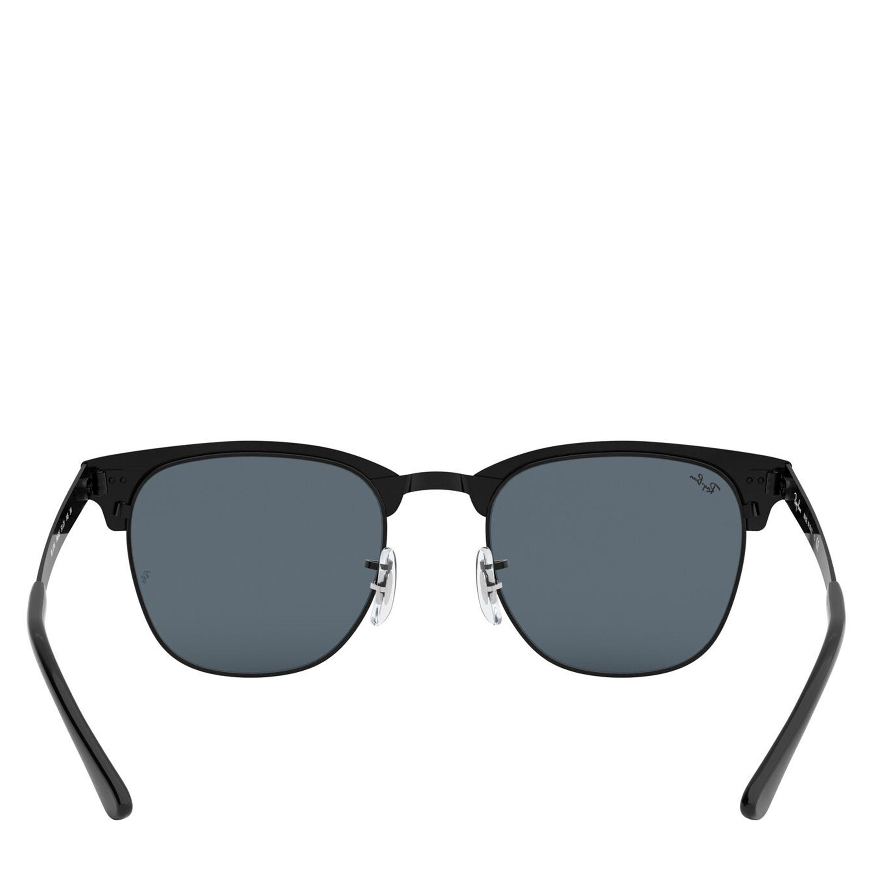 Matte Black - Ray-Ban - Men's Metal Clubmaster Sunglasses - 7