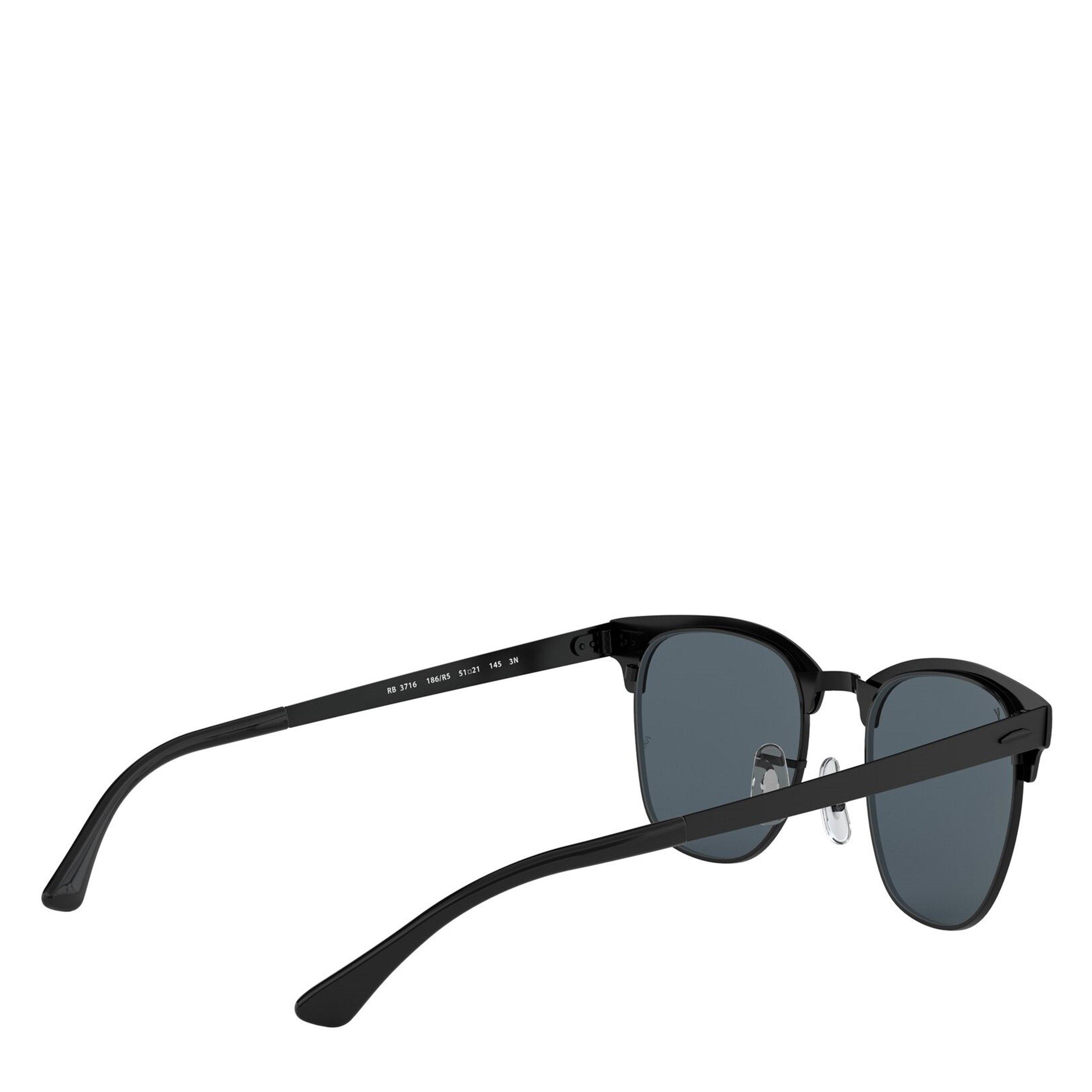 Matte Black - Ray-Ban - Men's Metal Clubmaster Sunglasses - 9