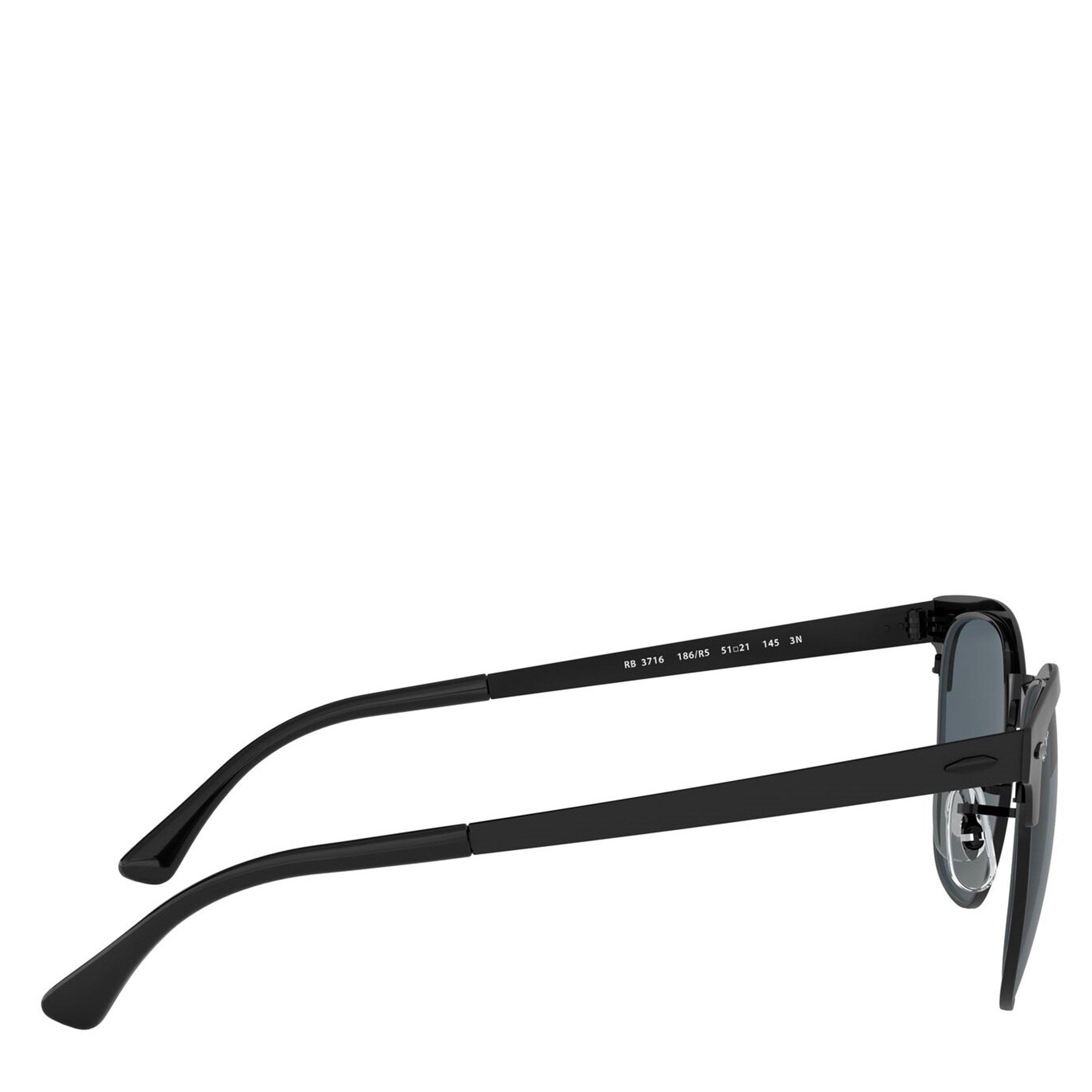 Matte Black - Ray-Ban - Men's Metal Clubmaster Sunglasses - 10