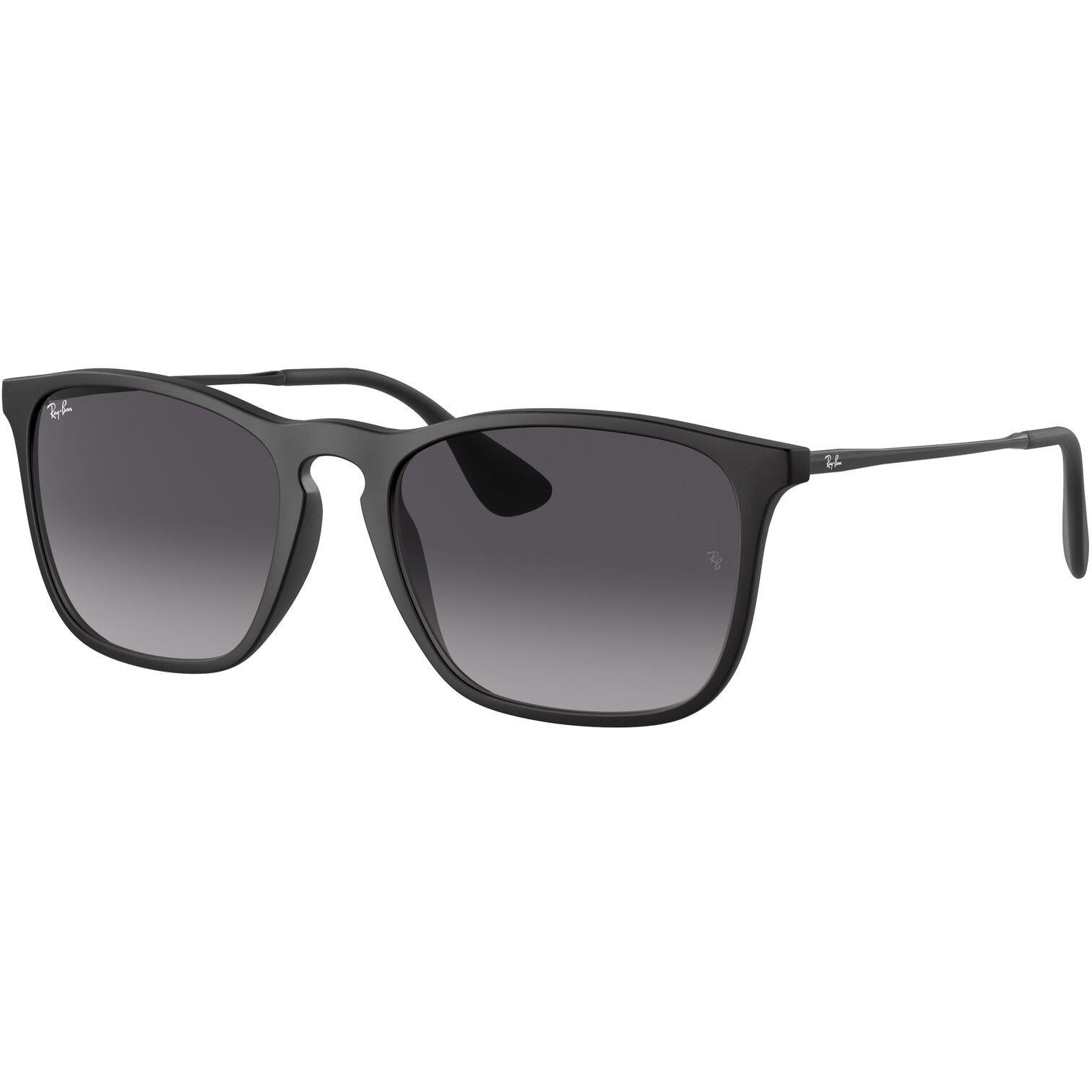 Rubber Black - Ray-Ban - Rubber Black 0rb4187 Square Sunglasses - 1