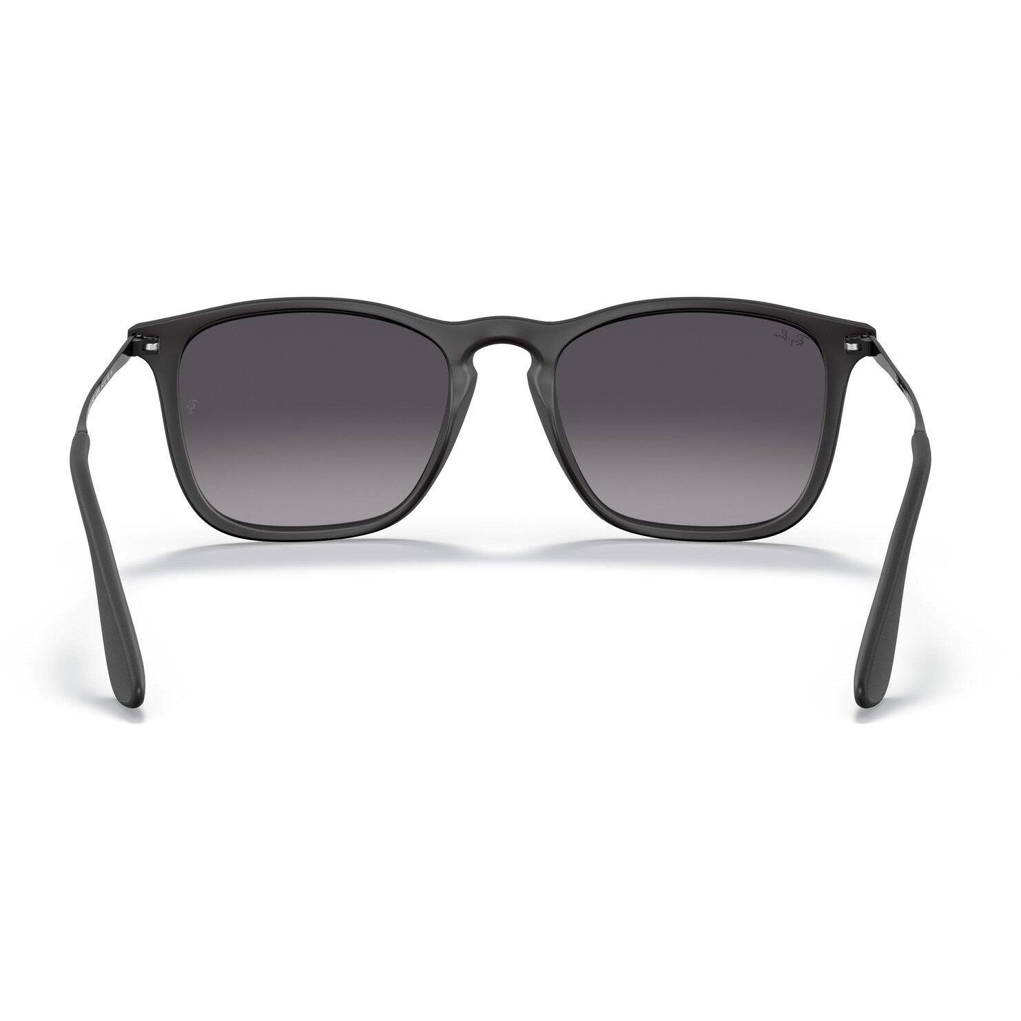 Rubber Black - Ray-Ban - Rubber Black 0rb4187 Square Sunglasses - 5