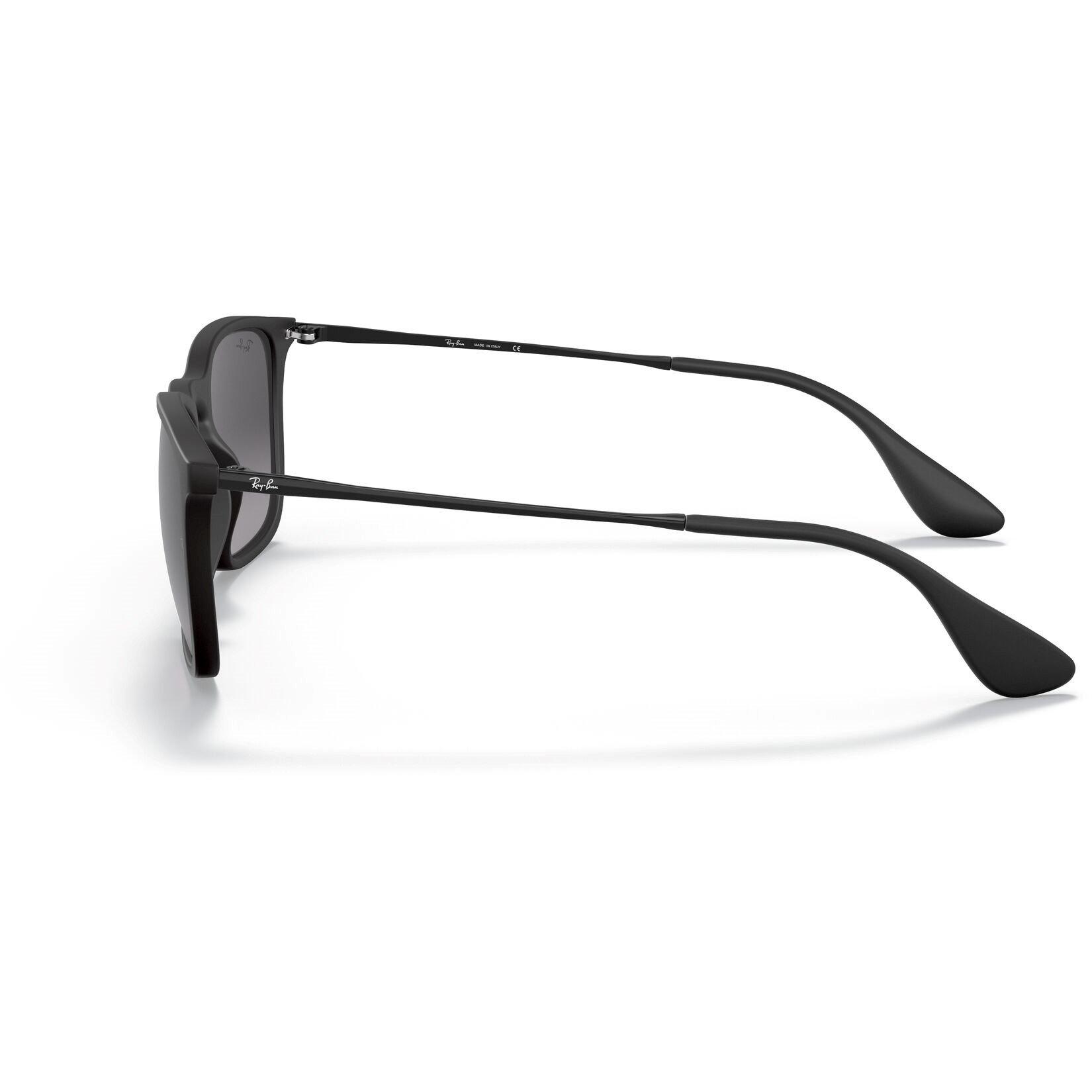 Rubber Black - Ray-Ban - Rubber Black 0rb4187 Square Sunglasses - 8