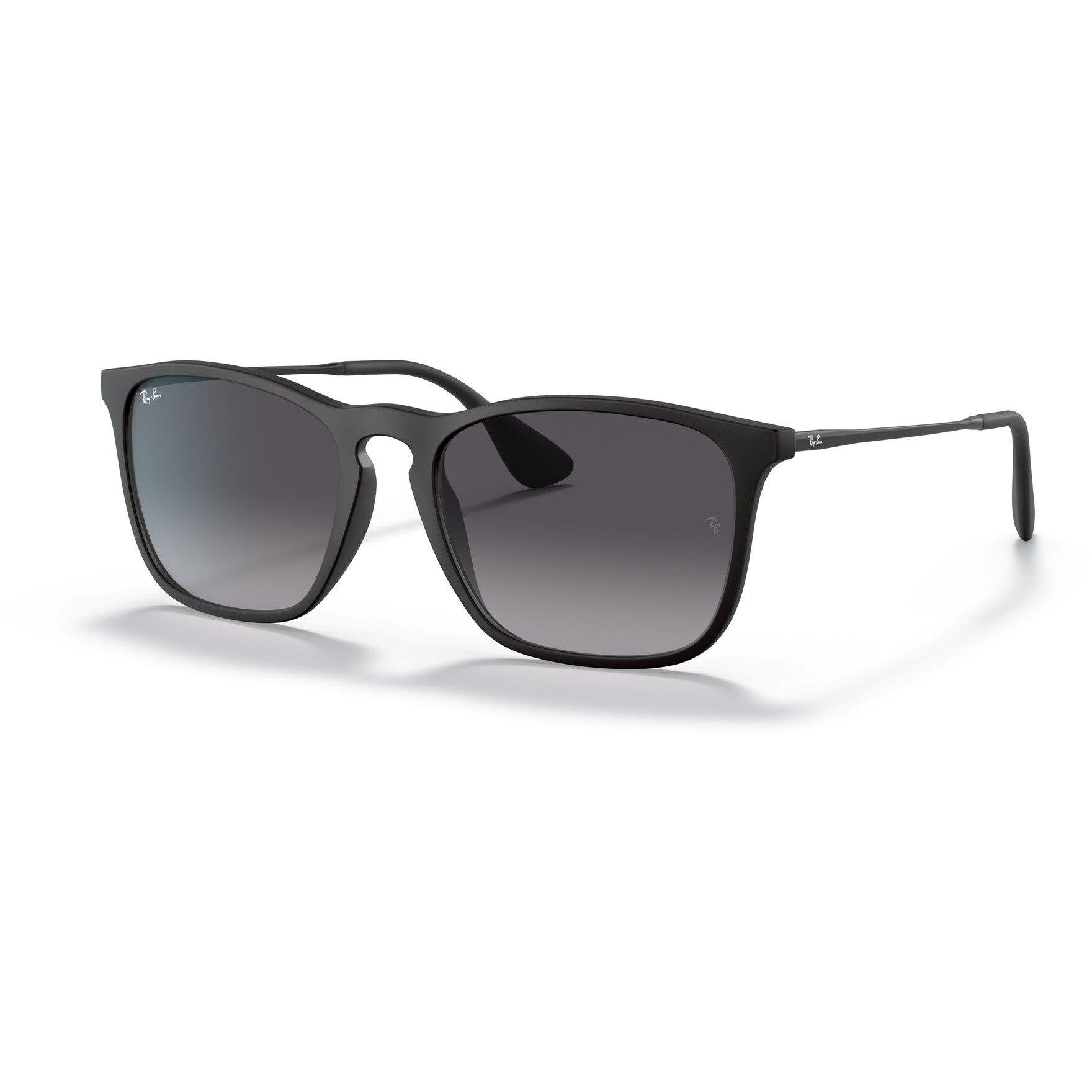 Rubber Black - Ray-Ban - Rubber Black 0rb4187 Square Sunglasses - 9