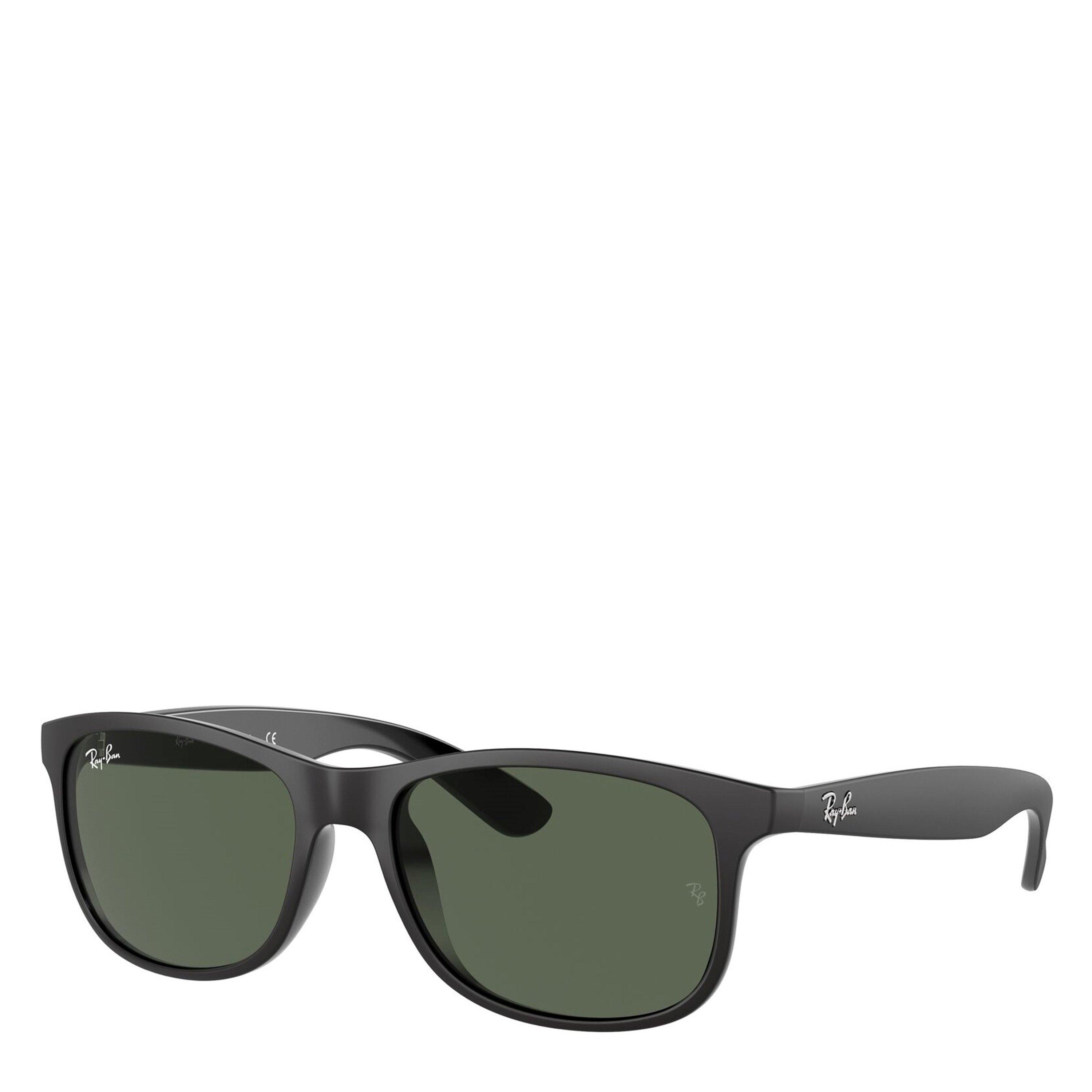 Ray-Ban Classic Green Lens Sunglasses - Male - Sunglasses - Black - 55 Mm - Accessories - Image 9